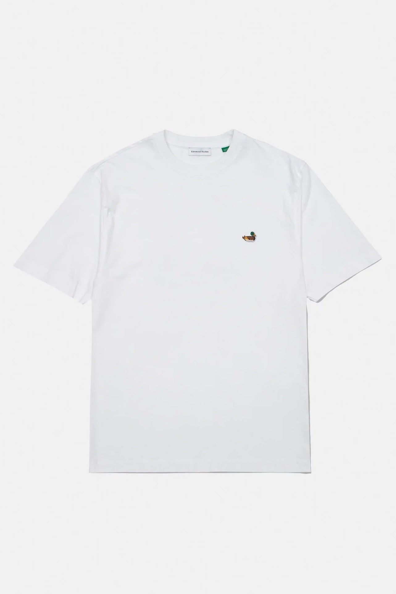 EDMMOND STUDIOS - Duck Patch T-Shirt - Plain White - BACKYARD