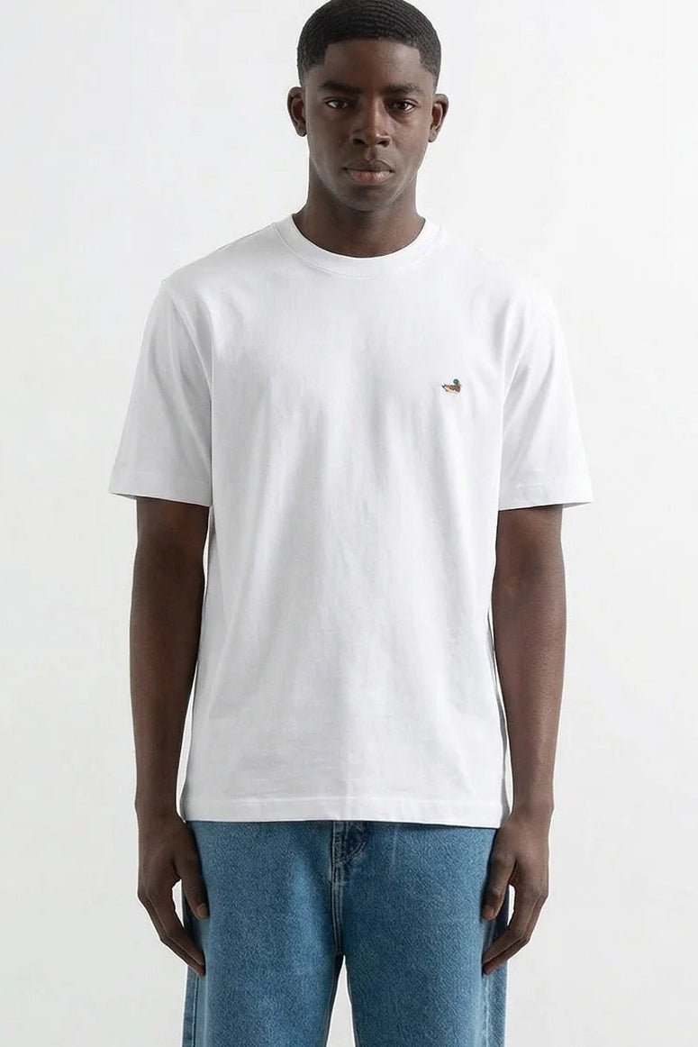 EDMMOND STUDIOS - Duck Patch T-Shirt - Plain White - BACKYARD