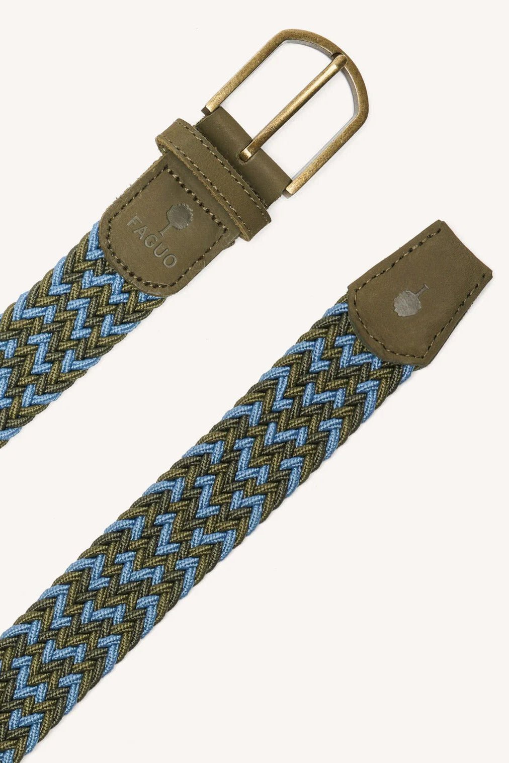 FAGUO-Belt Syn Woven-Khaki 18-BACKYARD
