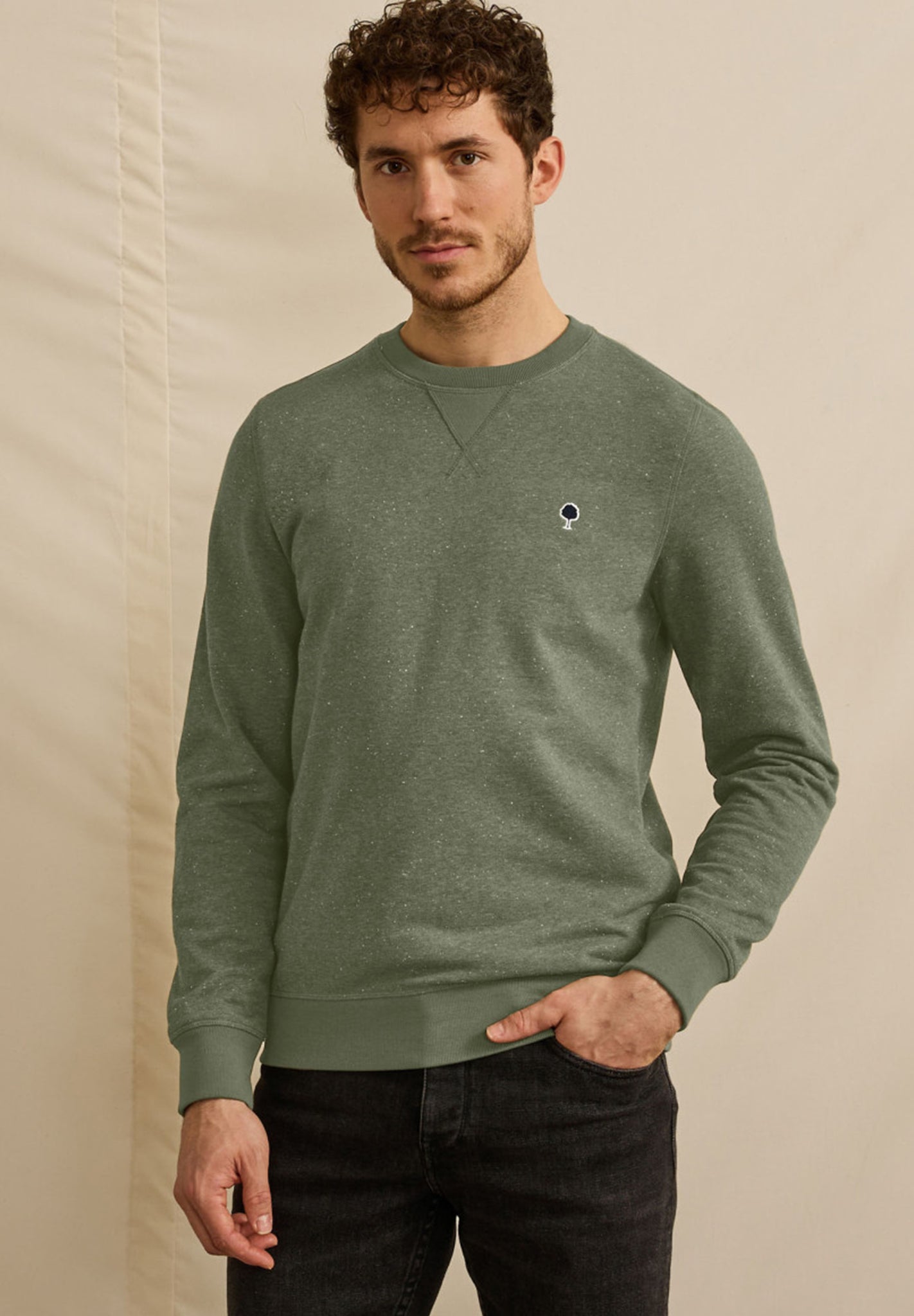 FAGUO - Donon Sweat Cotton - Kahki 00 - BACKYARD