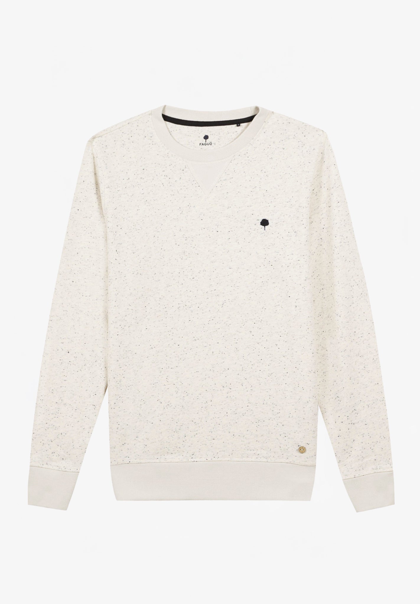 FAGUO - Donon Sweat Cotton - Ecru Navy - BACKYARD