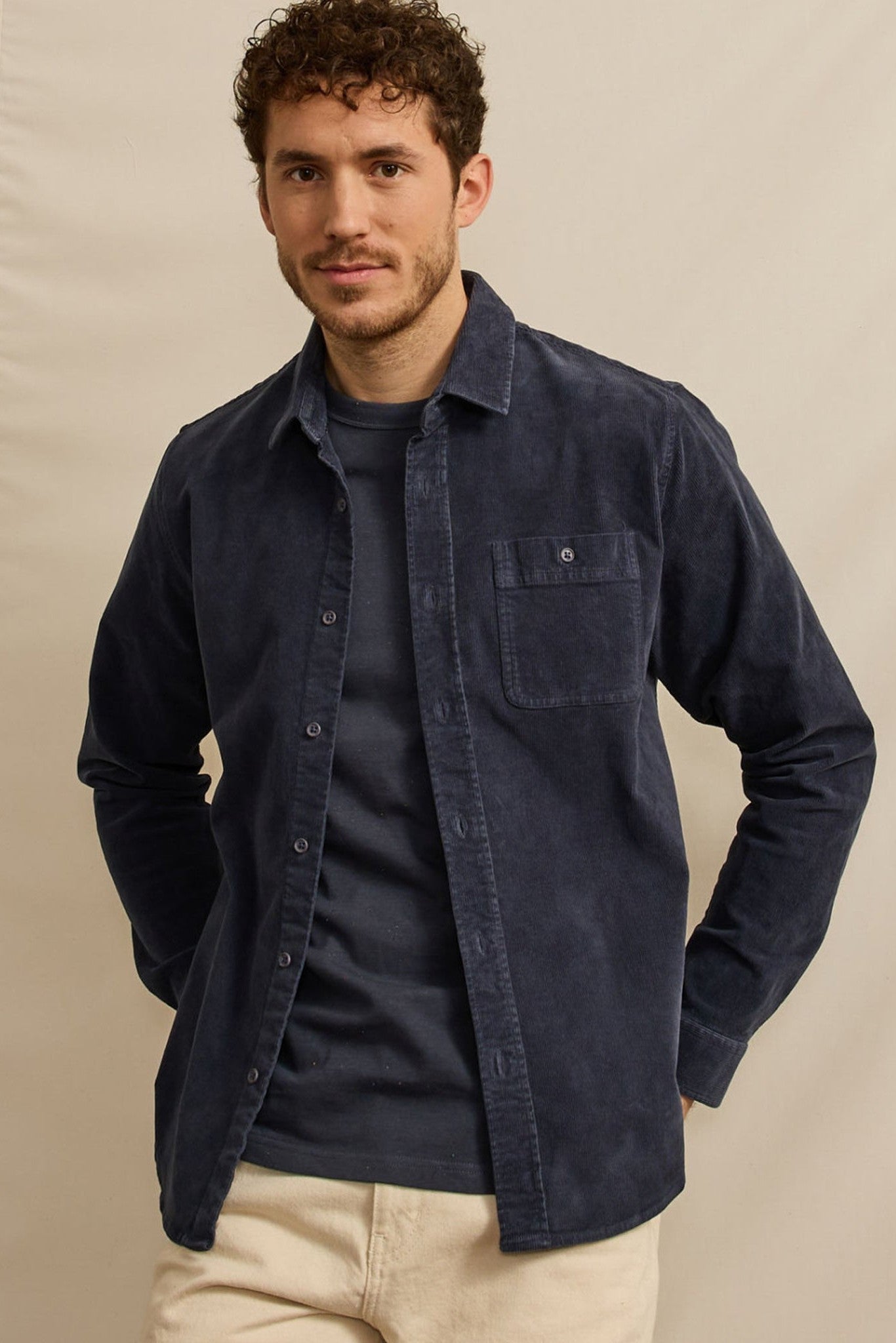 FAGUO - Onca Shirt Woven - Navy - BACKYARD