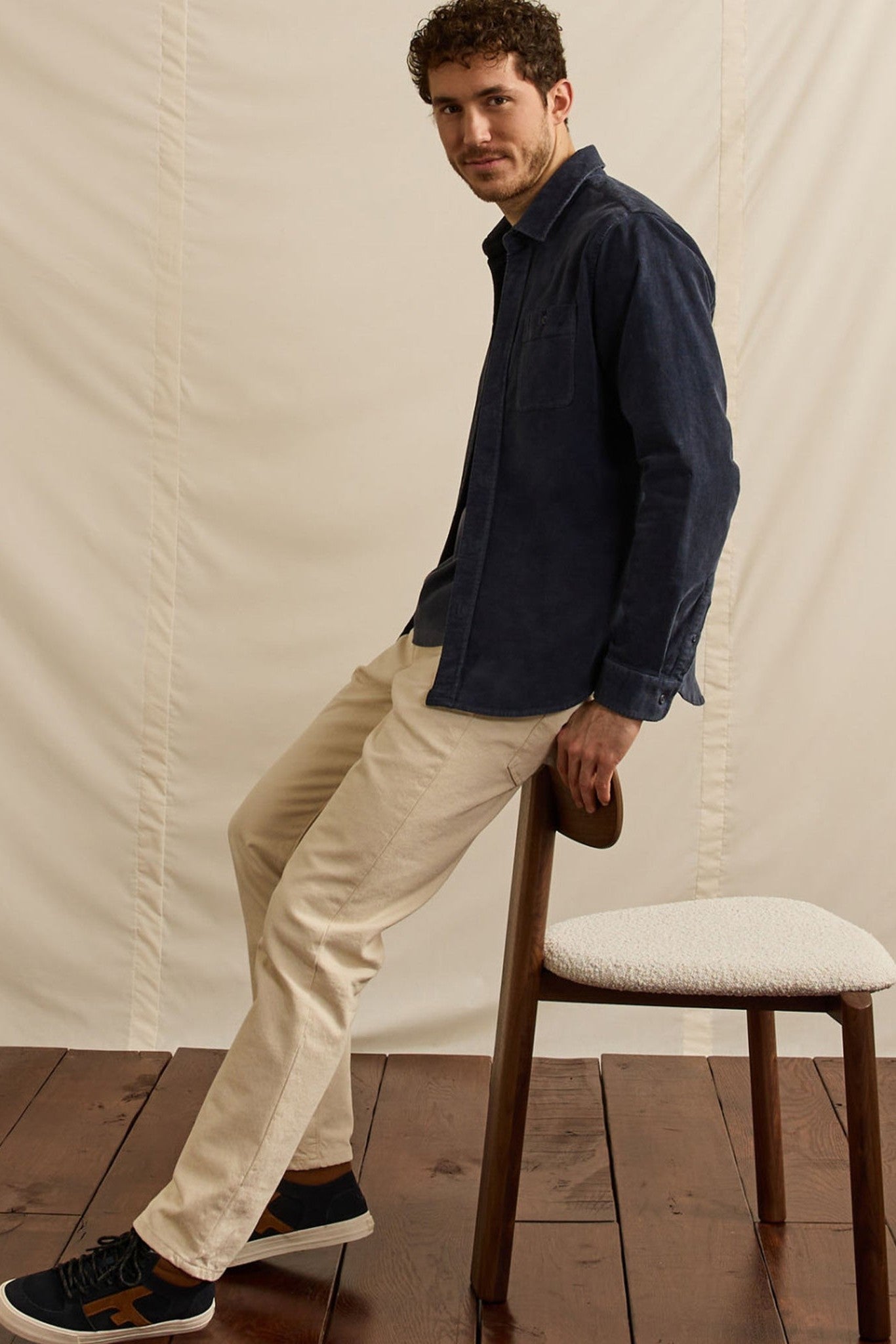 FAGUO - Onca Shirt Woven - Navy - BACKYARD