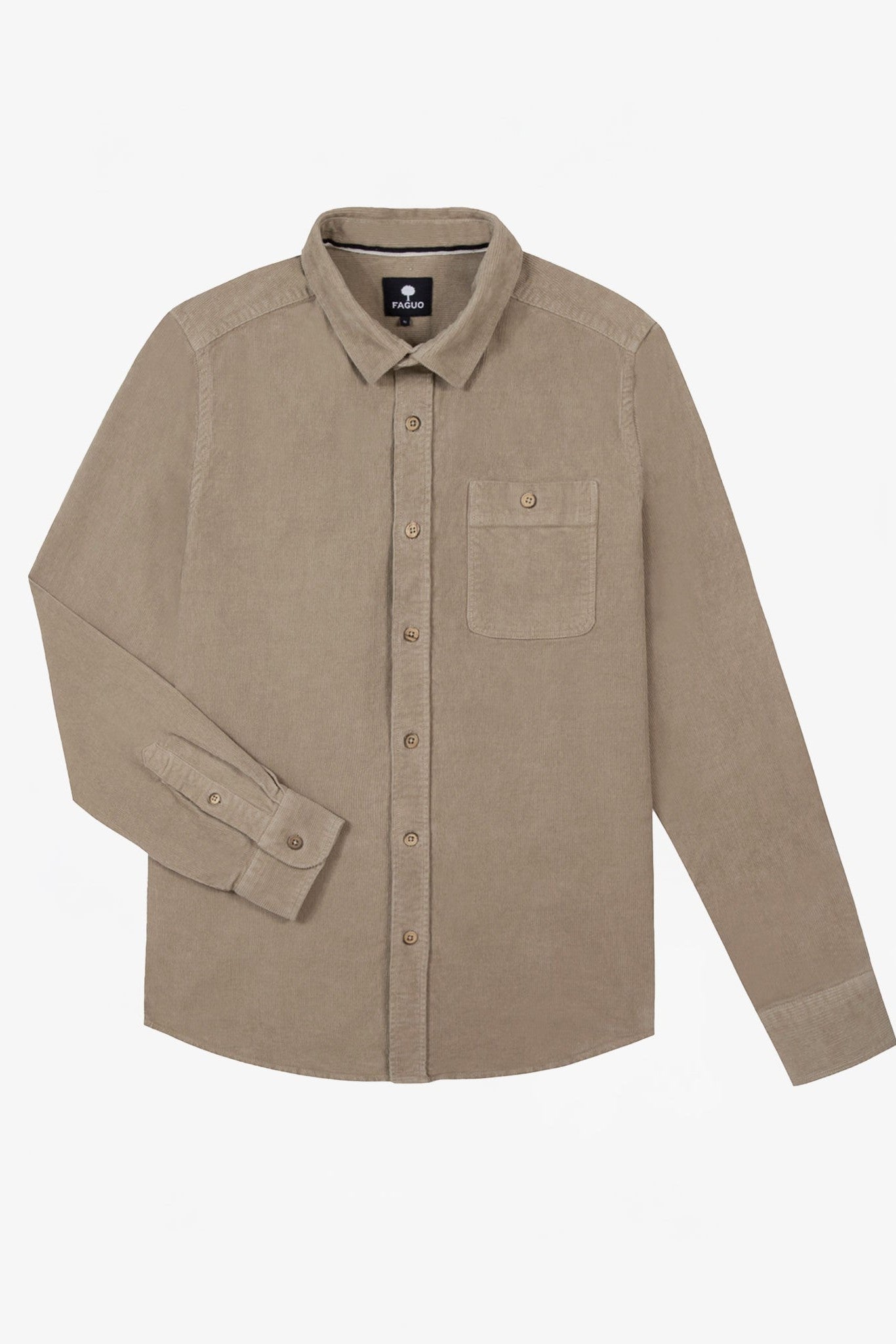 FAGUO - Onca Shirt Woven - Light Beige - BACKYARD