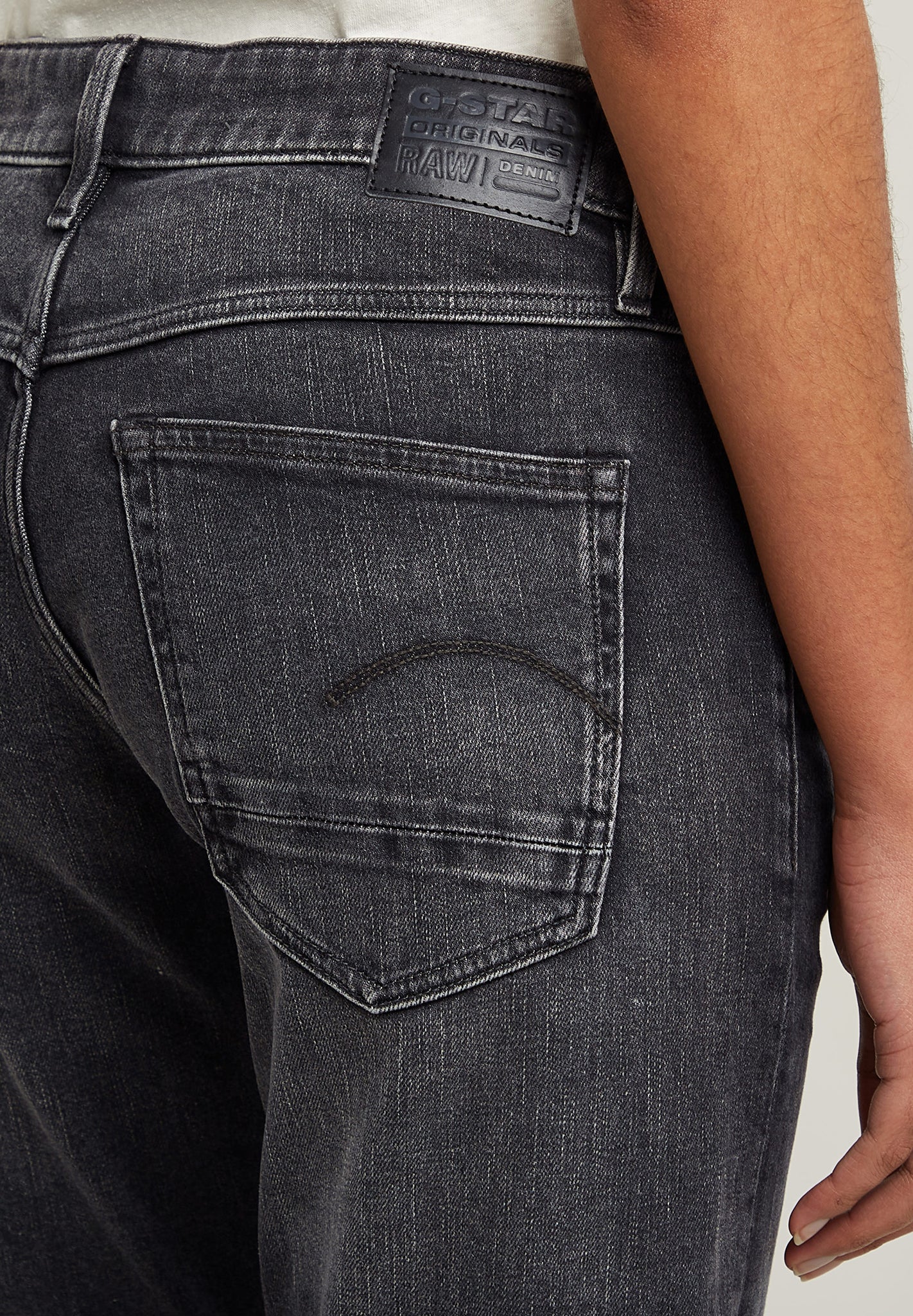 G - STAR - Kate Boyfriend Wmn - Vintage Basalt - BACKYARD