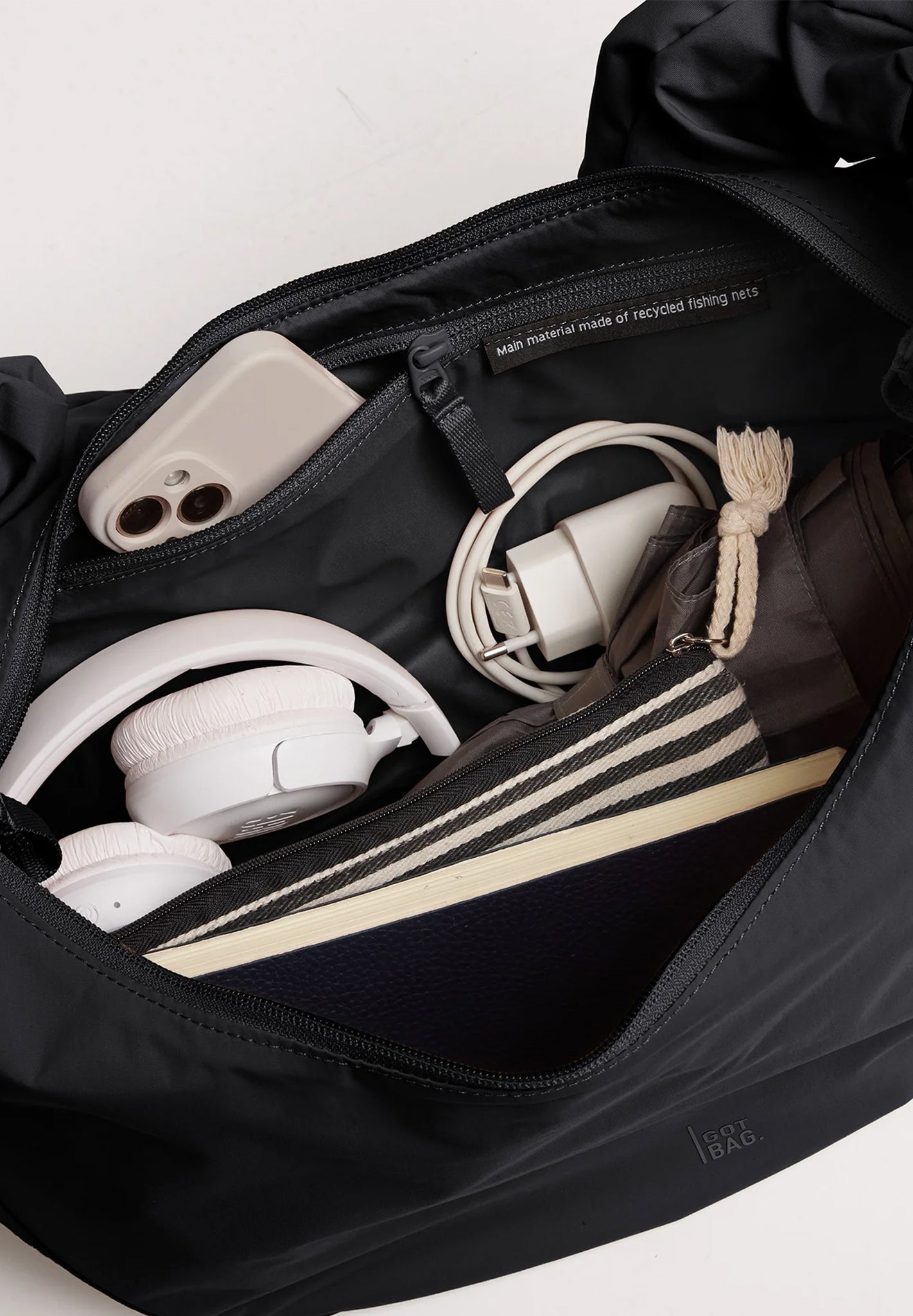 GOT BAG - Moon Bag Ruffle - Black - BACKYARD