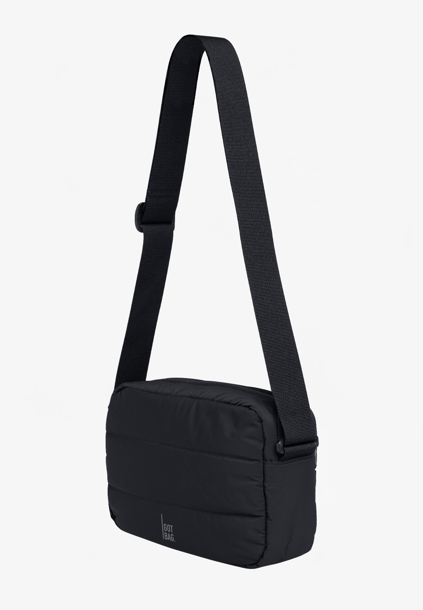 GOT BAG - Puffer Crossbody Bag - Black Monochrome - BACKYARD