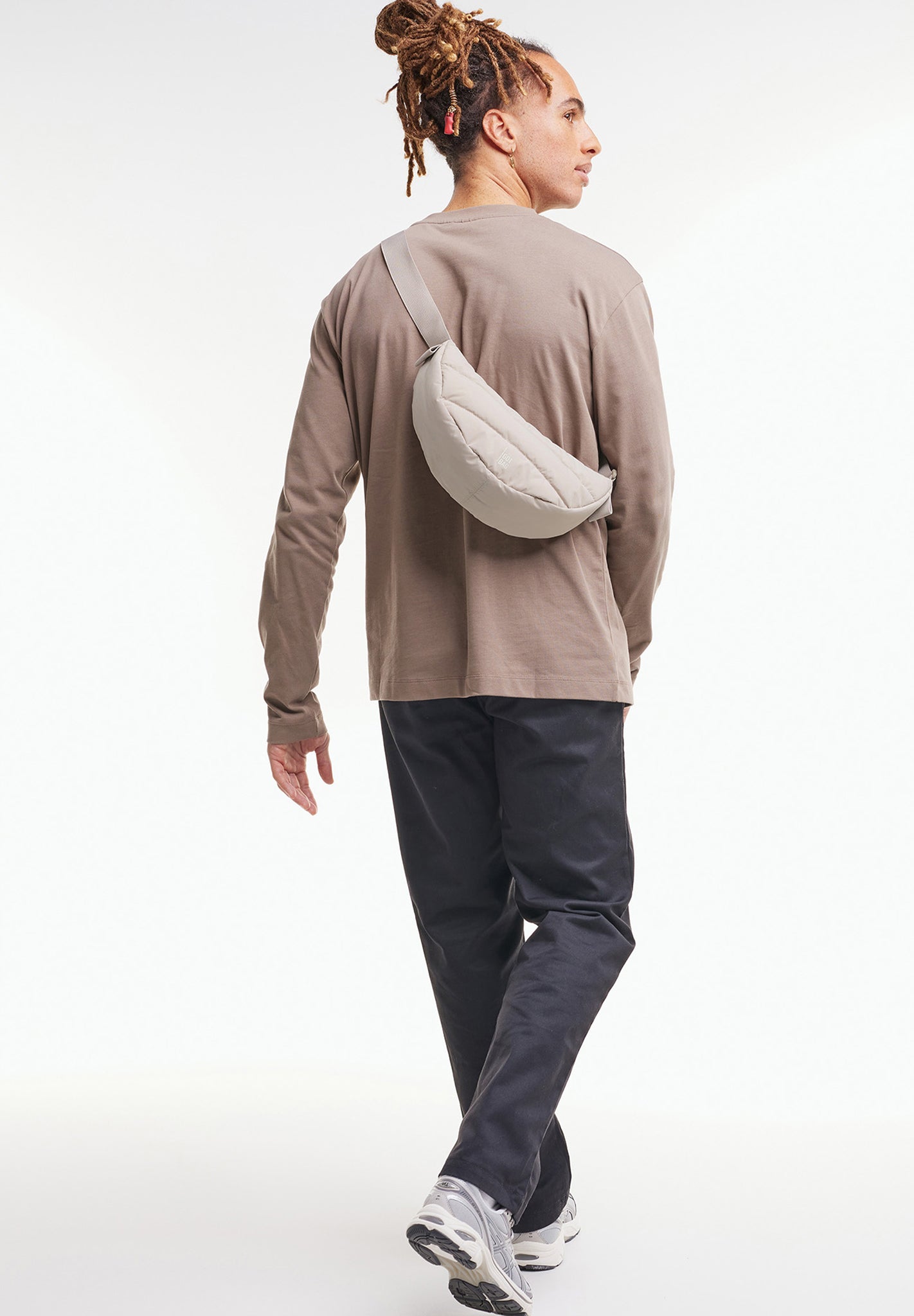 GOT BAG - Puffer Moon Bag Small - Scallop Monochrome - BACKYARD