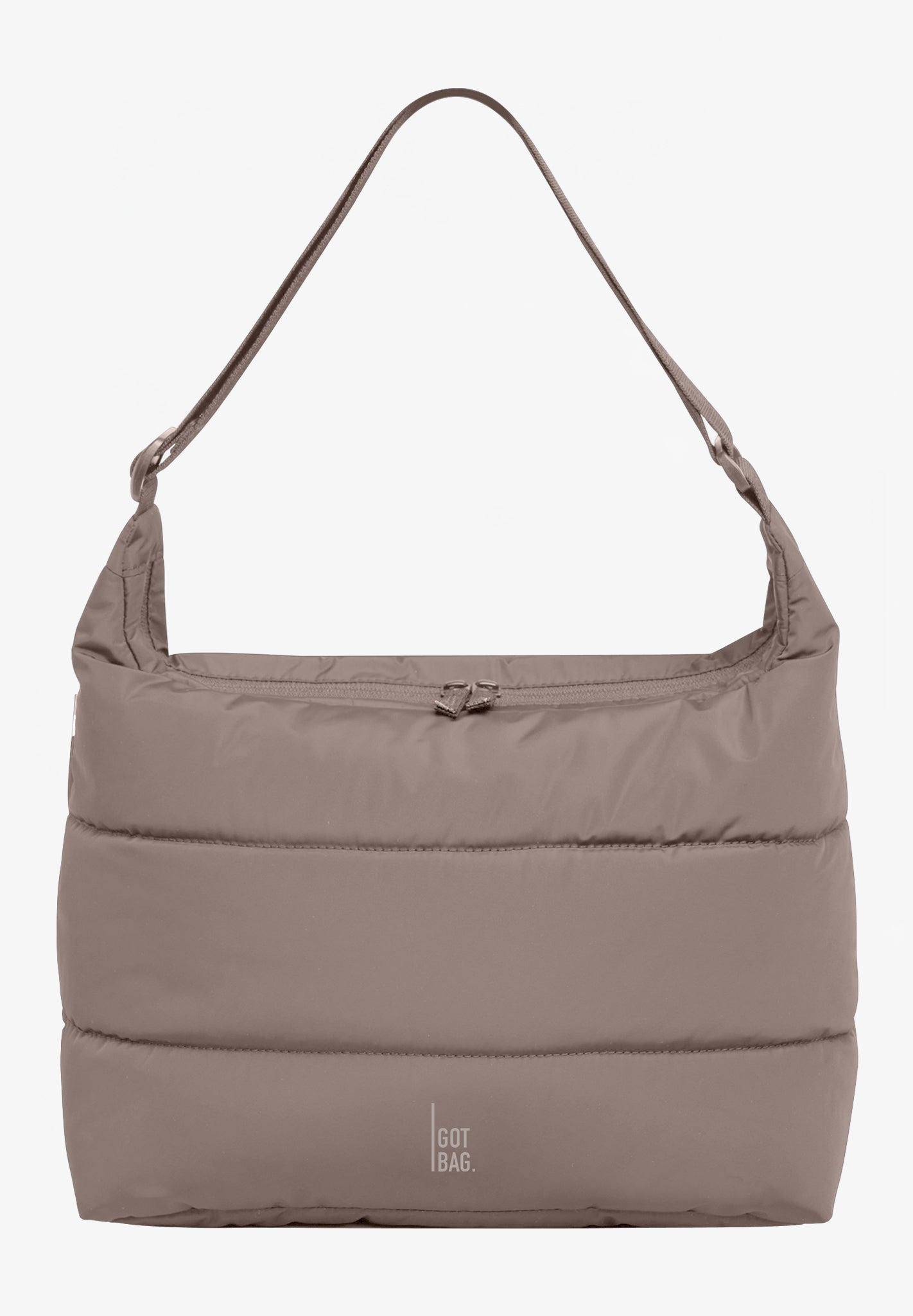 GOT BAG - Puffer Square Bag Large - Oyster Monochrome - BACKYARD