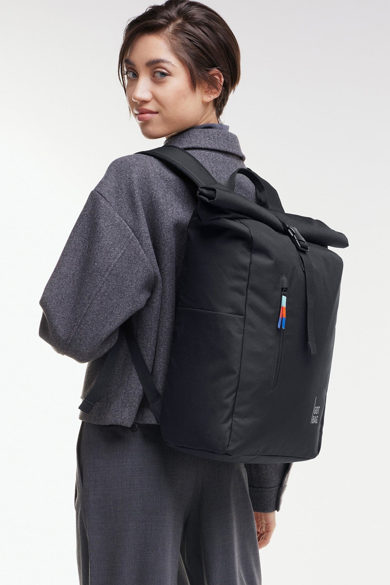 GOT BAG - Rolltop Easy - Black - BACKYARD