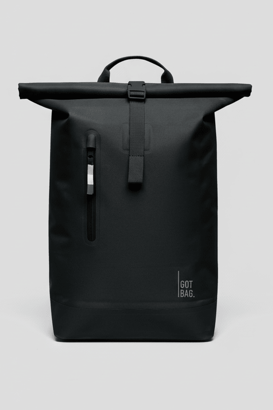 GOT BAG - Rolltop Lite 2.0 Monochrome - Black - BACKYARD