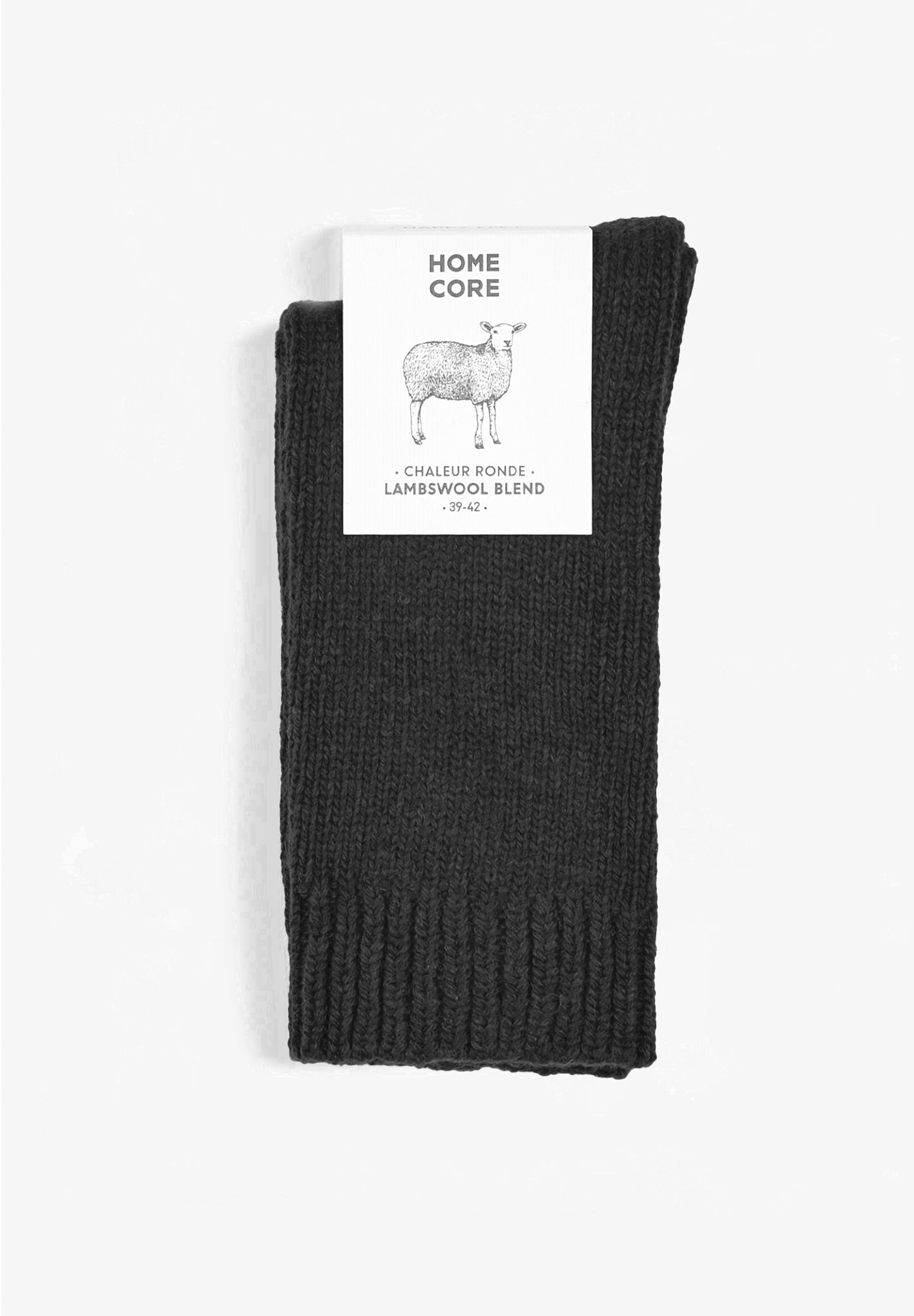 HOMECORE - Wool Socks Rustic - Anthracite - BACKYARD