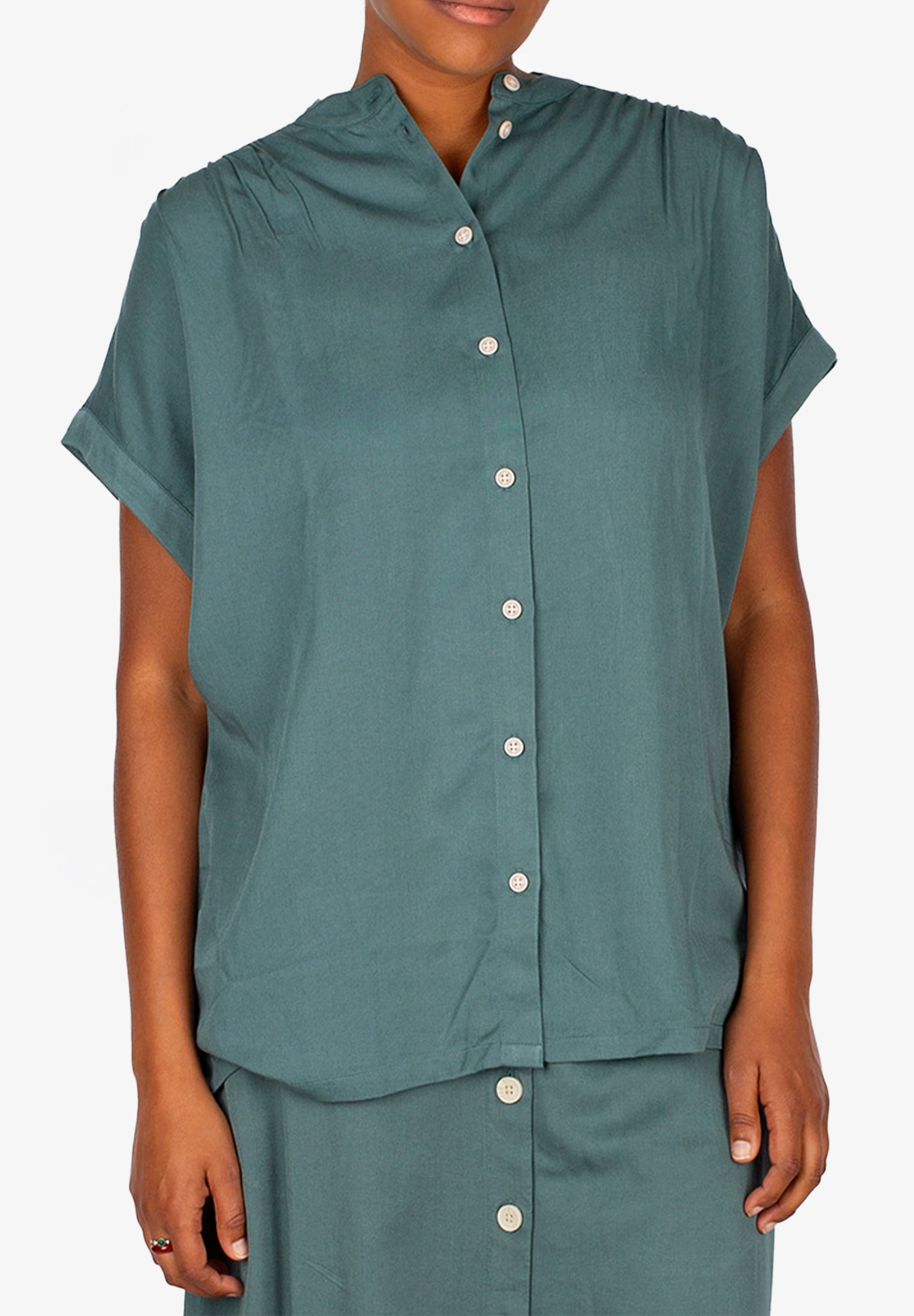 IRIEDAILY - Civic Eco Shirt - Cool Jungle - BACKYARD