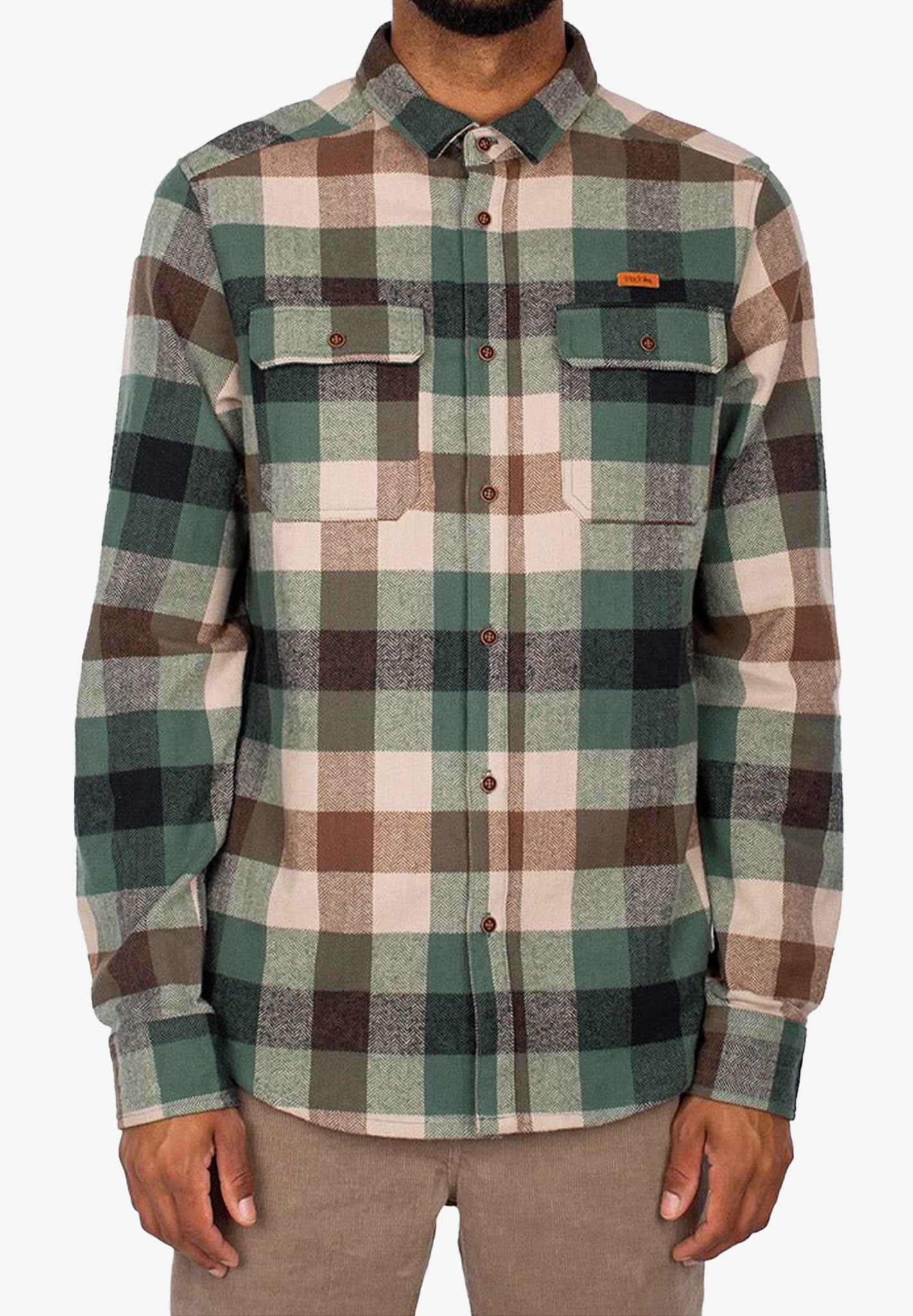 IRIEDAILY - Lumber Fella Shirt - Jungle Green - BACKYARD