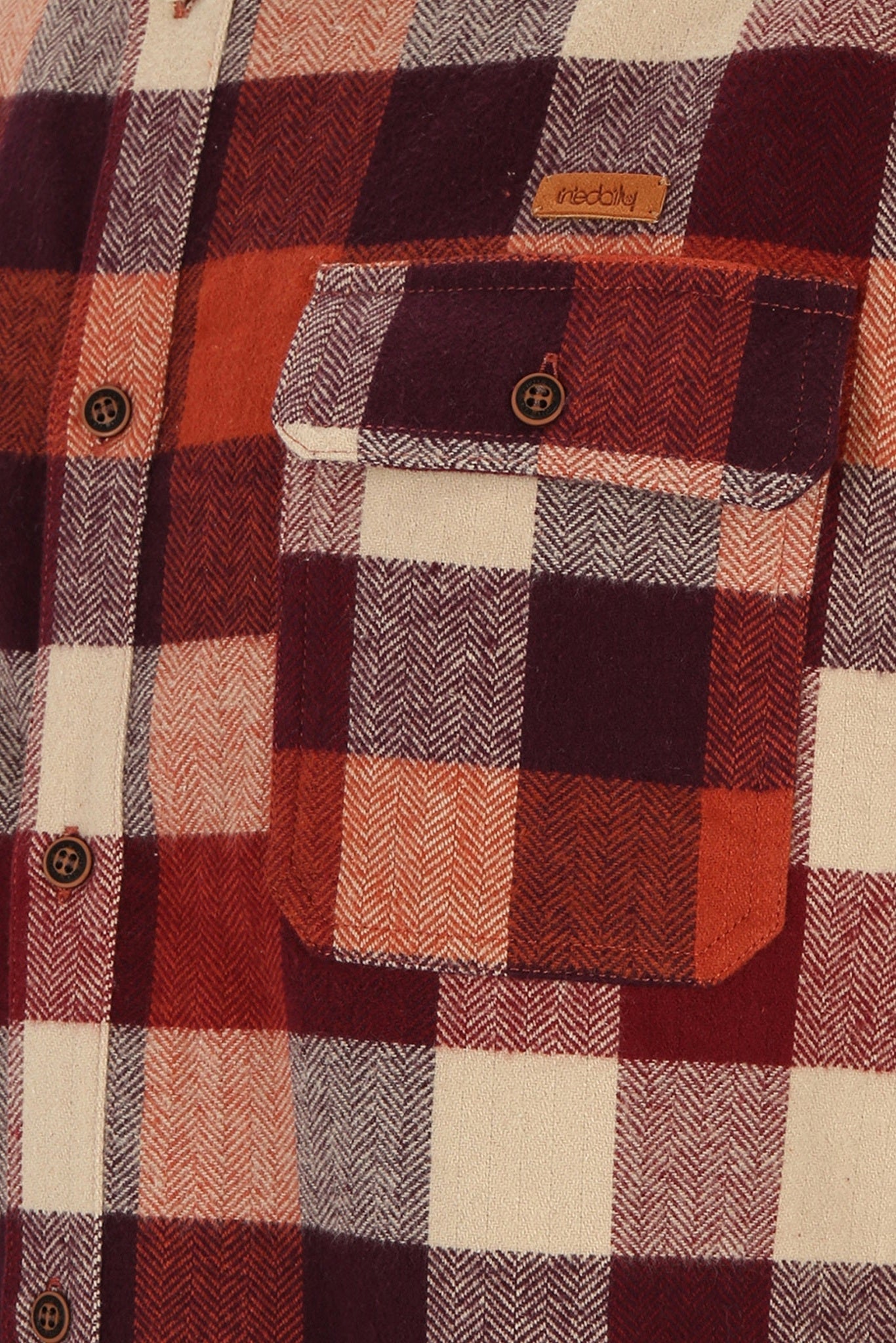 IRIEDAILY - Lumber Fella Shirt - Wine - BACKYARD