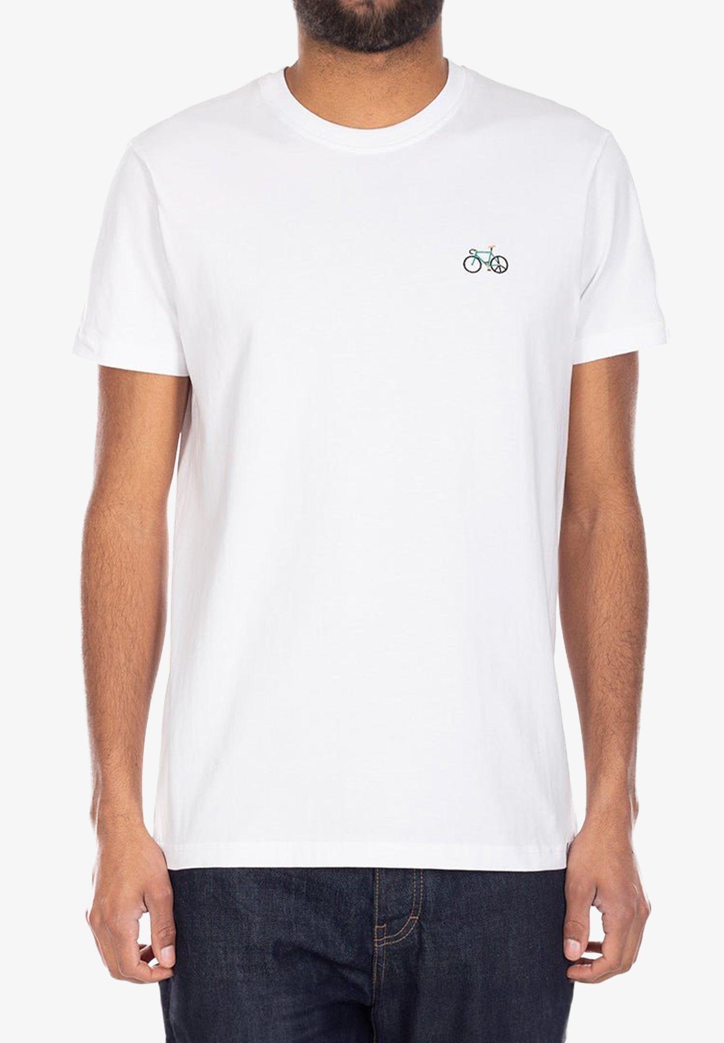 IRIEDAILY - Peaceride Emb Tee - White - BACKYARD