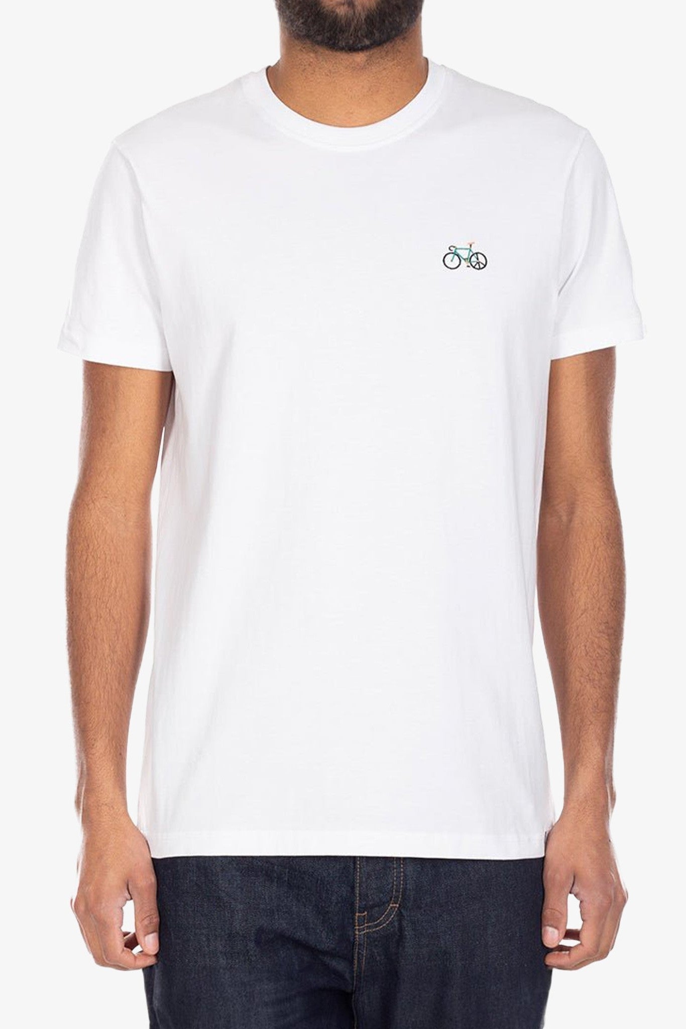 IRIEDAILY - Peaceride Emb Tee - White - BACKYARD