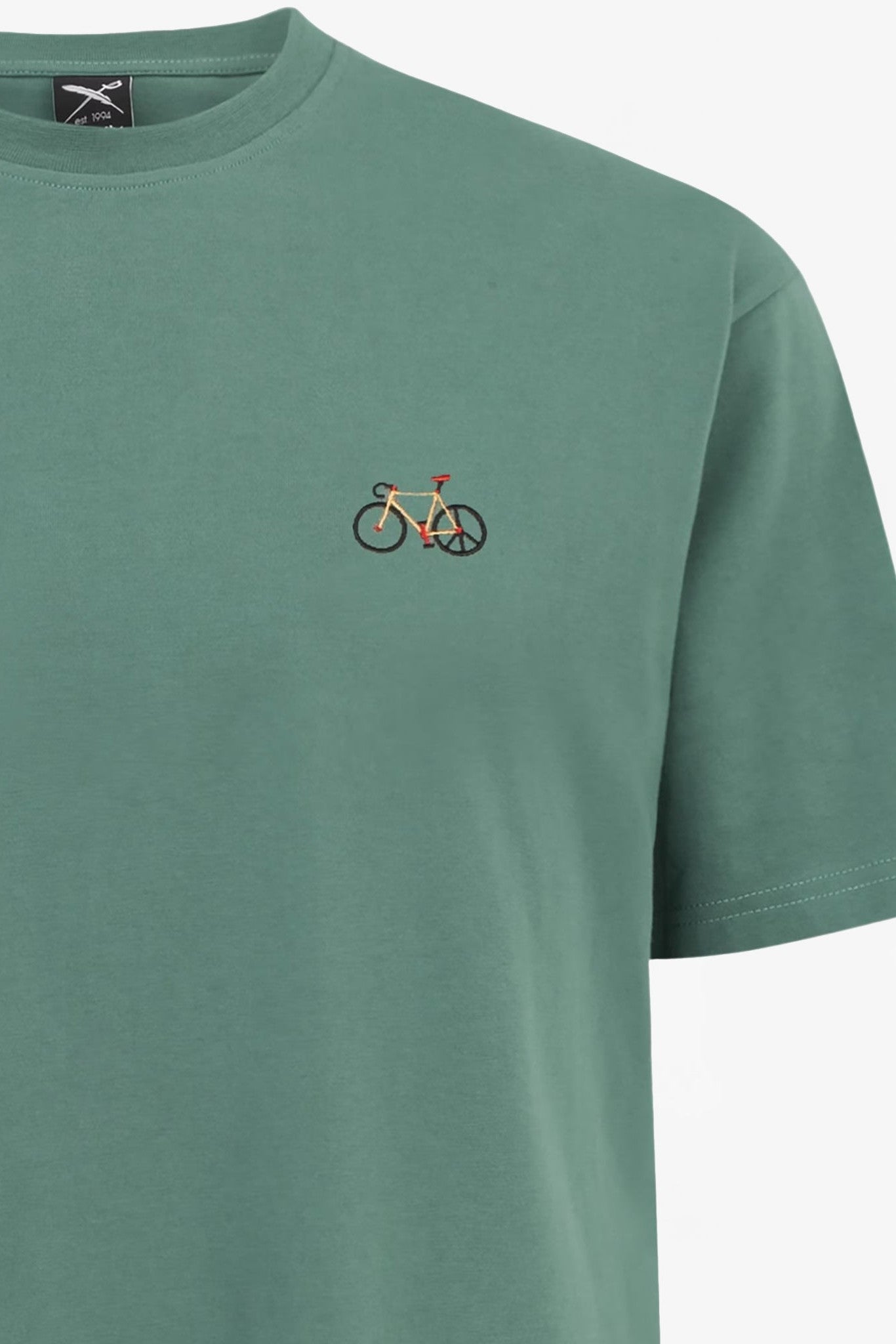 IRIEDAILY - Peaceride Emb Tee - Jungle Green - BACKYARD