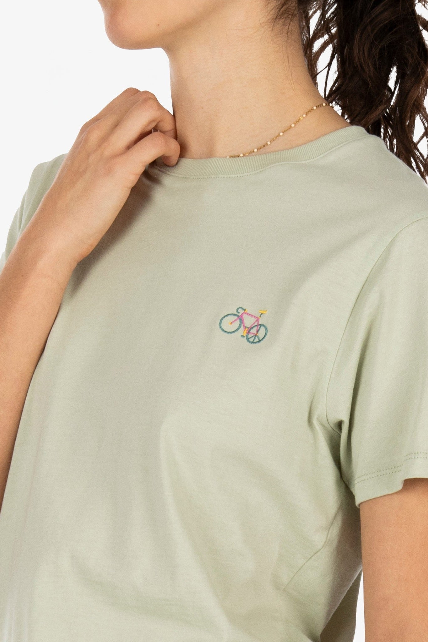 IRIEDAILY - Peacy Ride Tee - Light Sage - BACKYARD