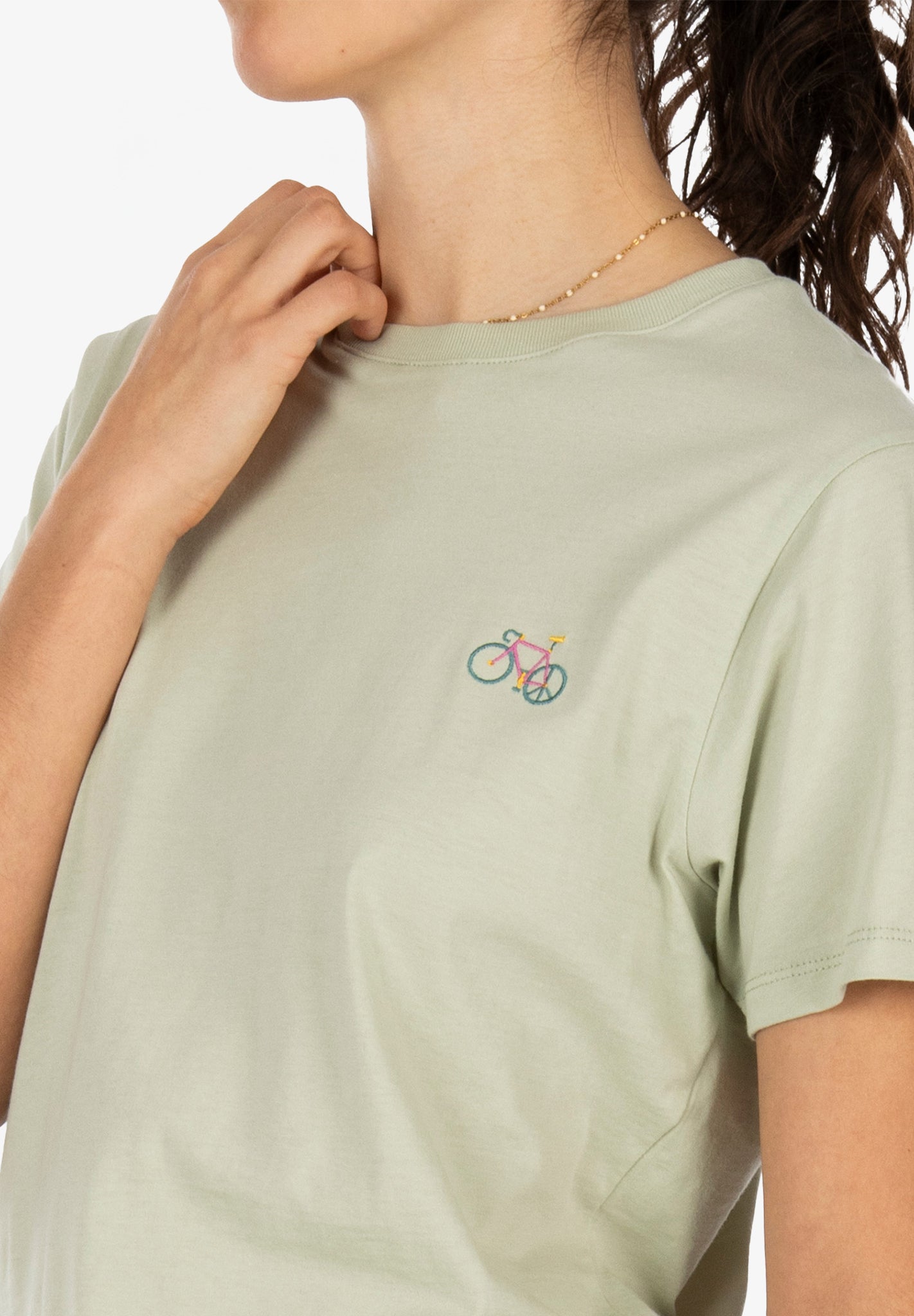 IRIEDAILY - Peacy Ride Tee - Light Sage - BACKYARD