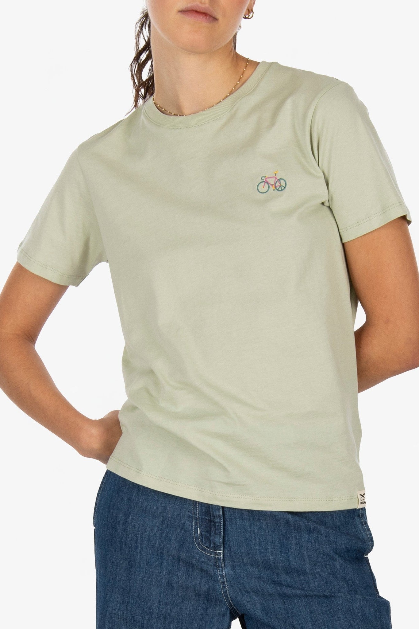 IRIEDAILY - Peacy Ride Tee - Light Sage - BACKYARD