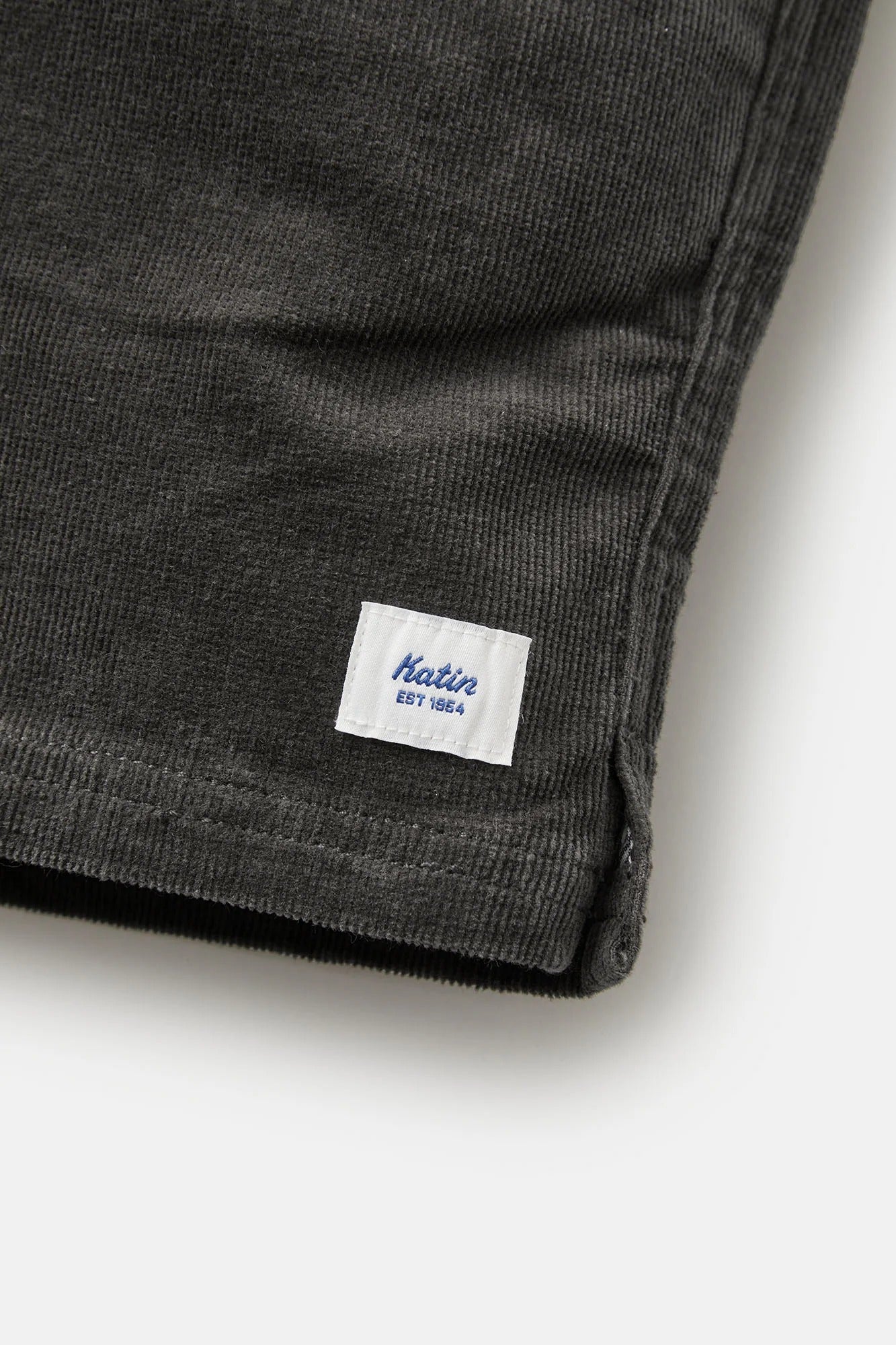 KATIN - Cord Local Short - Black Wash - BACKYARD