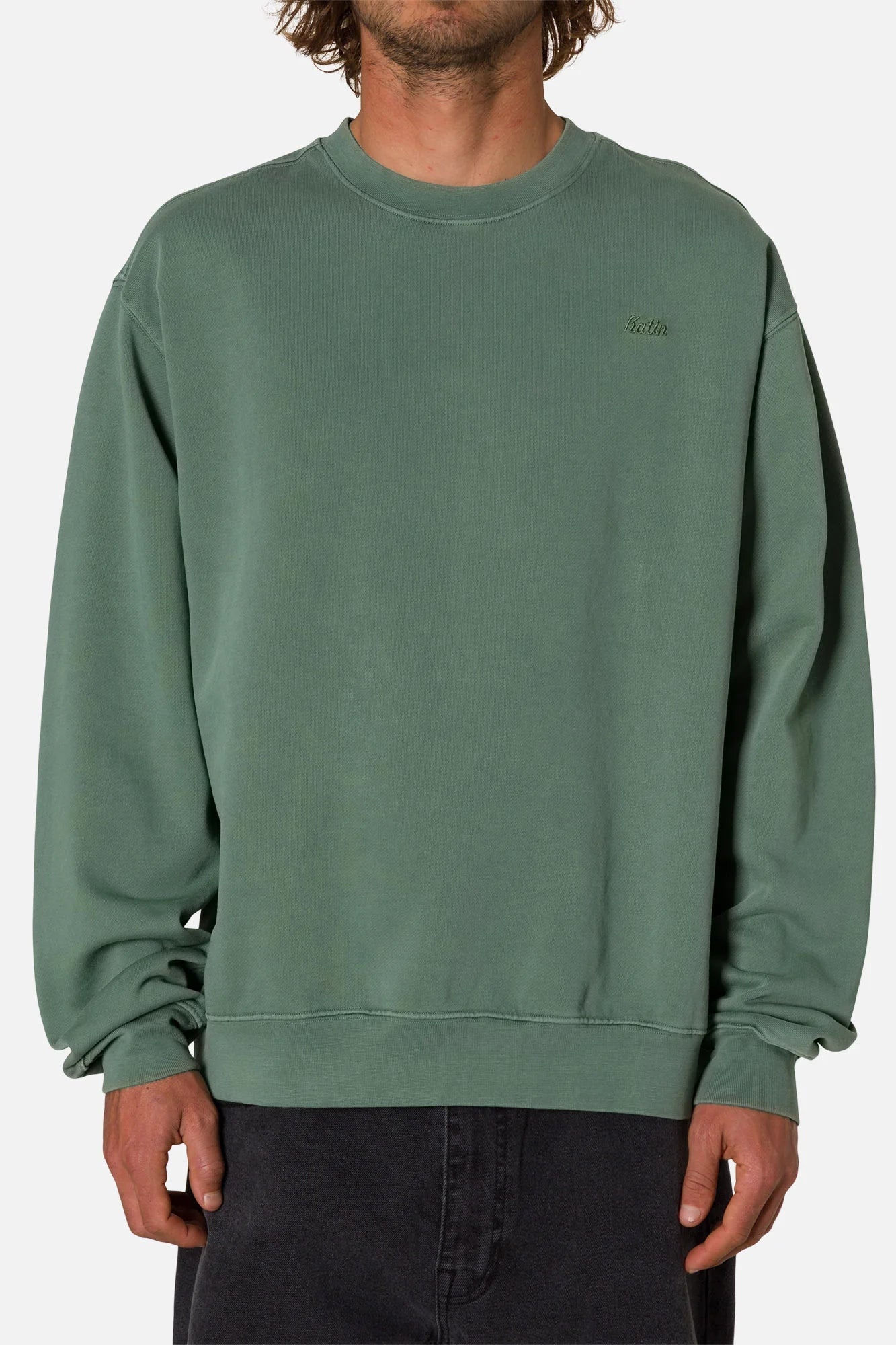 KATIN - EMB Crew Fleece - Duck - BACKYARD