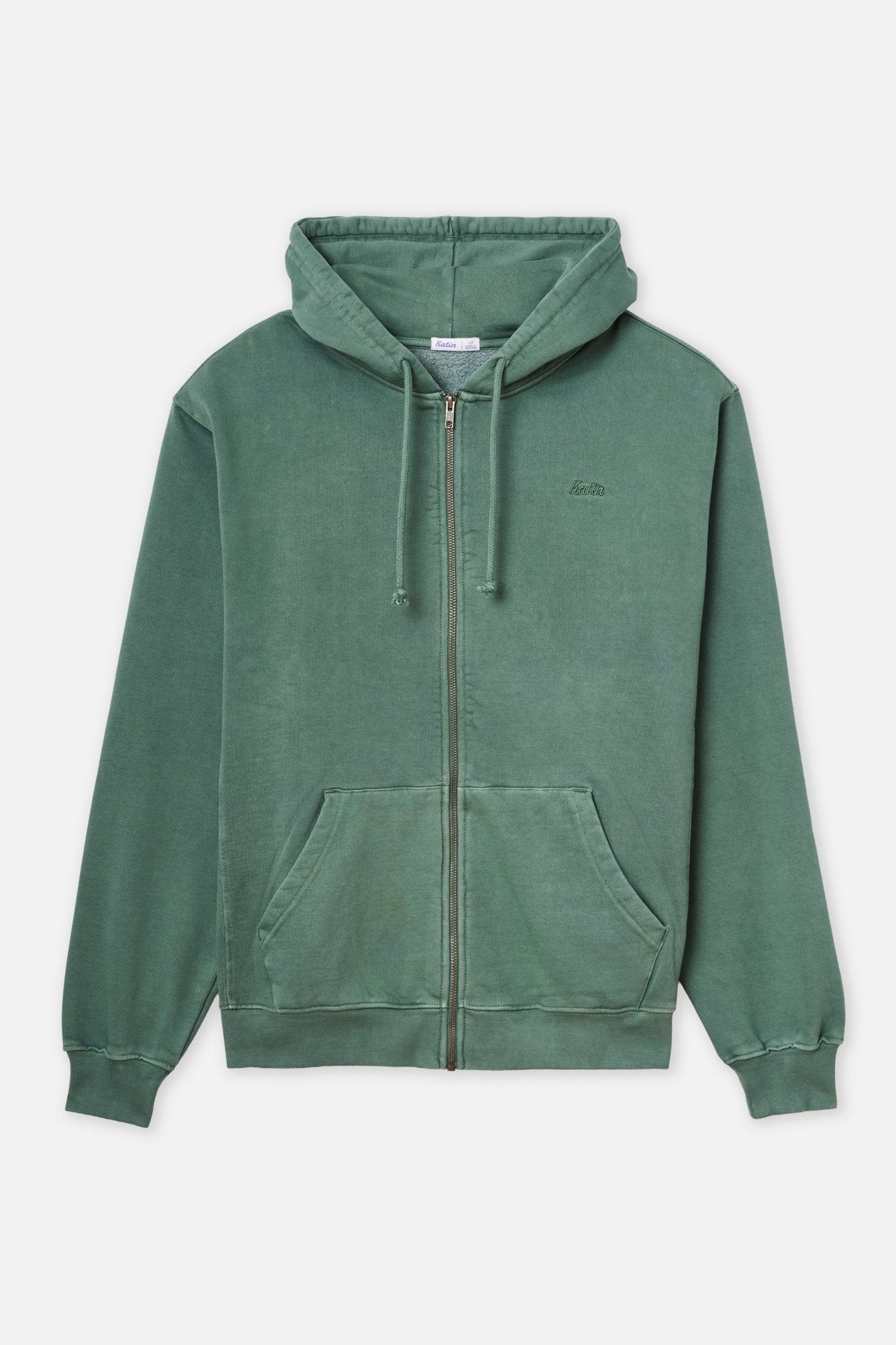 KATIN - EMB Full Zip Hood Fleece - Duck - BACKYARD