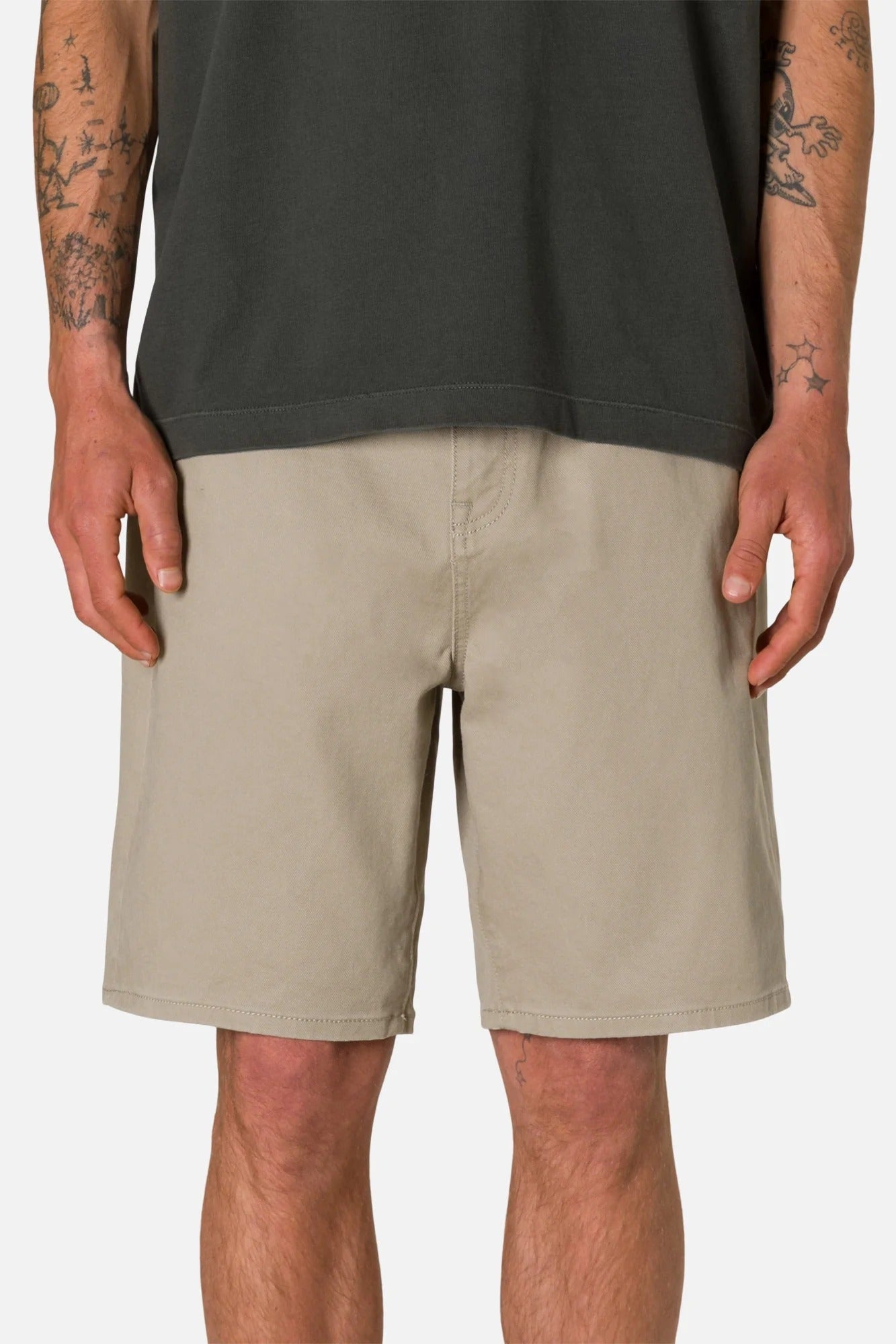 KATIN - George 64 Bull Denim Short - Vintage Khaki - BACKYARD