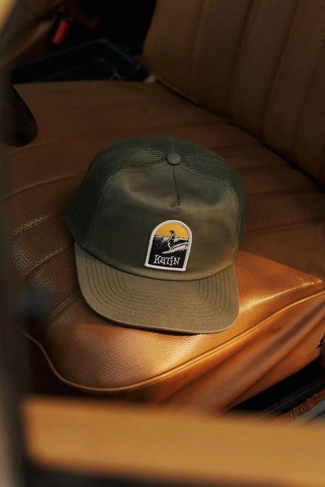 KATIN - Saxon Trucker Hat - Olive - BACKYARD
