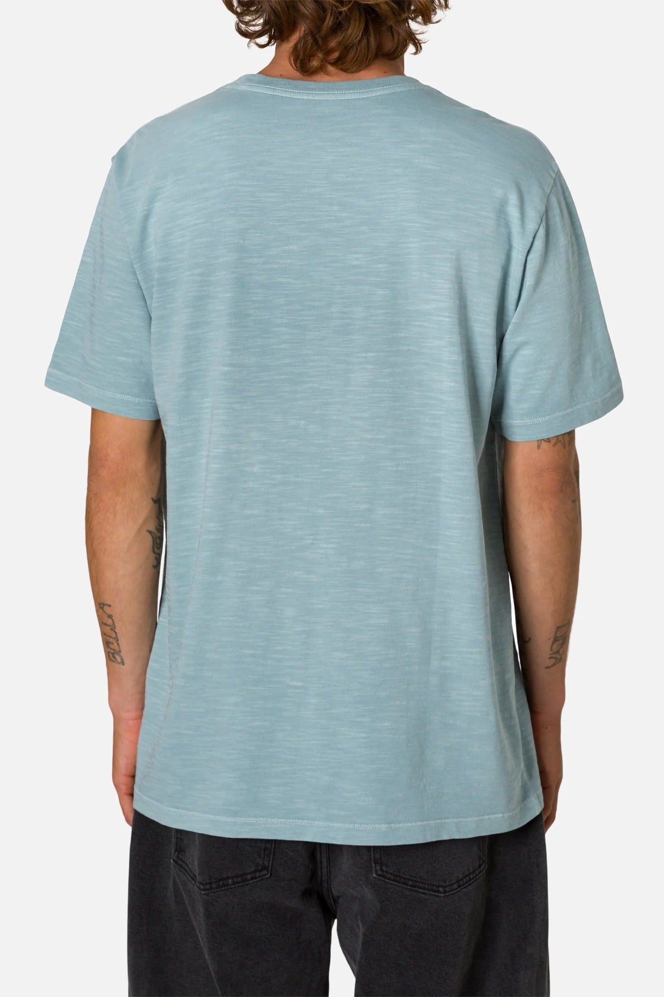 KATIN - Slub Base Tee - Air Force Blue - BACKYARD