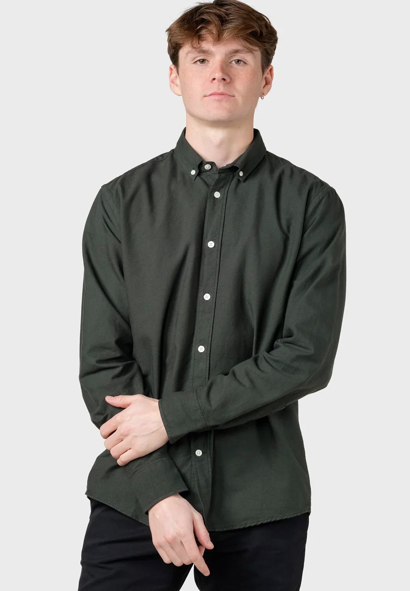KLITMOLLER COLLECTIVE - Basic Shirt - Olive - BACKYARD