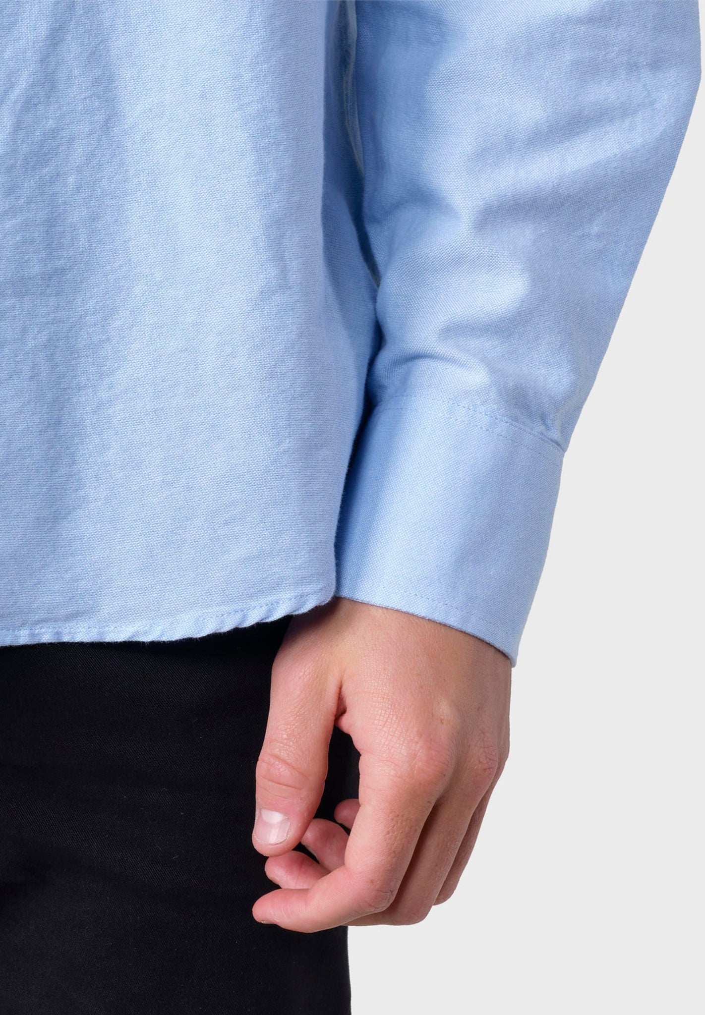 KLITMOLLER COLLECTIVE - Basic Shirt - Blue Melange - BACKYARD