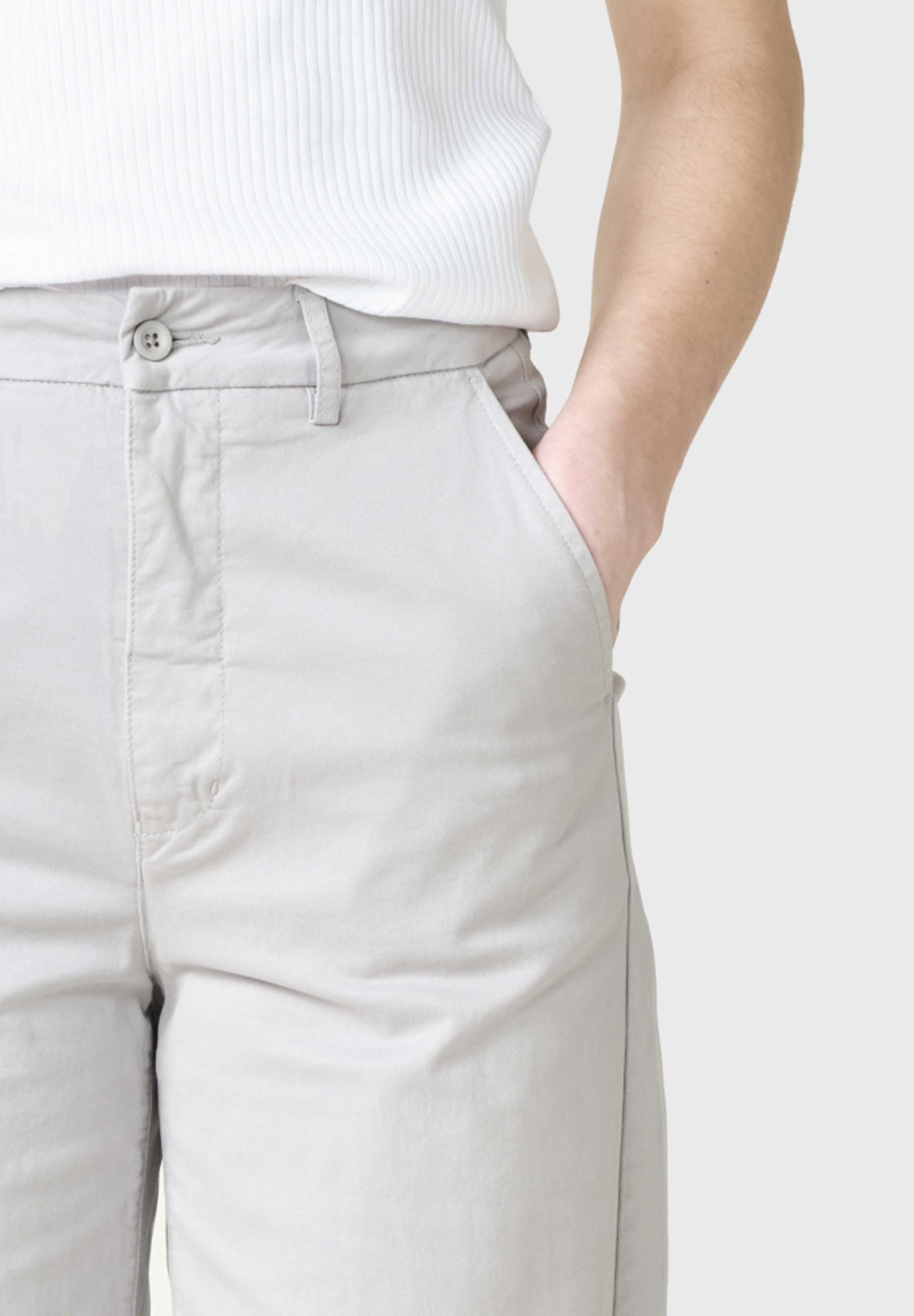 KLITMOLLER COLLECTIVE - Lydia Pants - Pastel Grey - BACKYARD