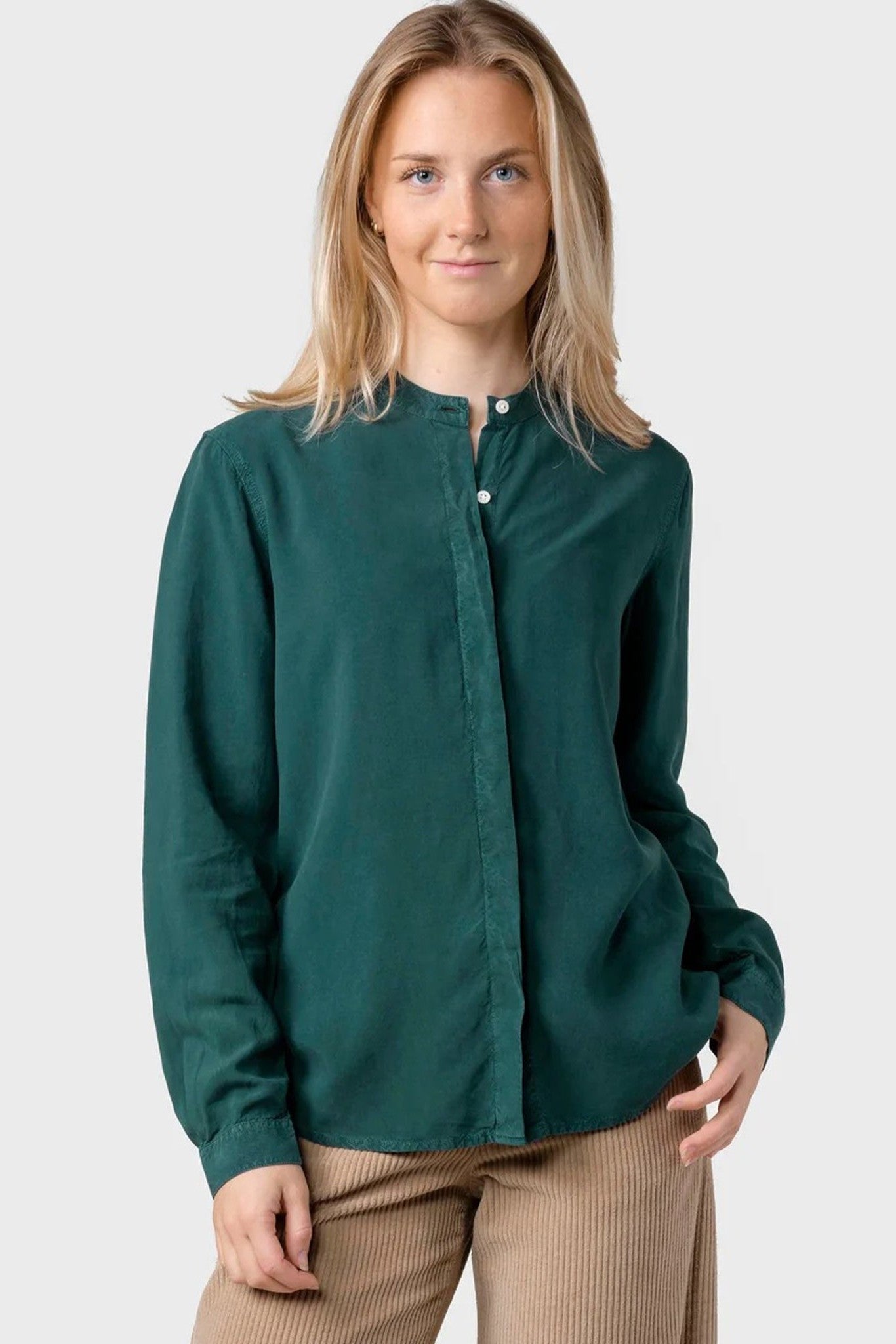 KLITMOLLER COLLECTIVE - Simone Shirt - Moss Green - BACKYARD