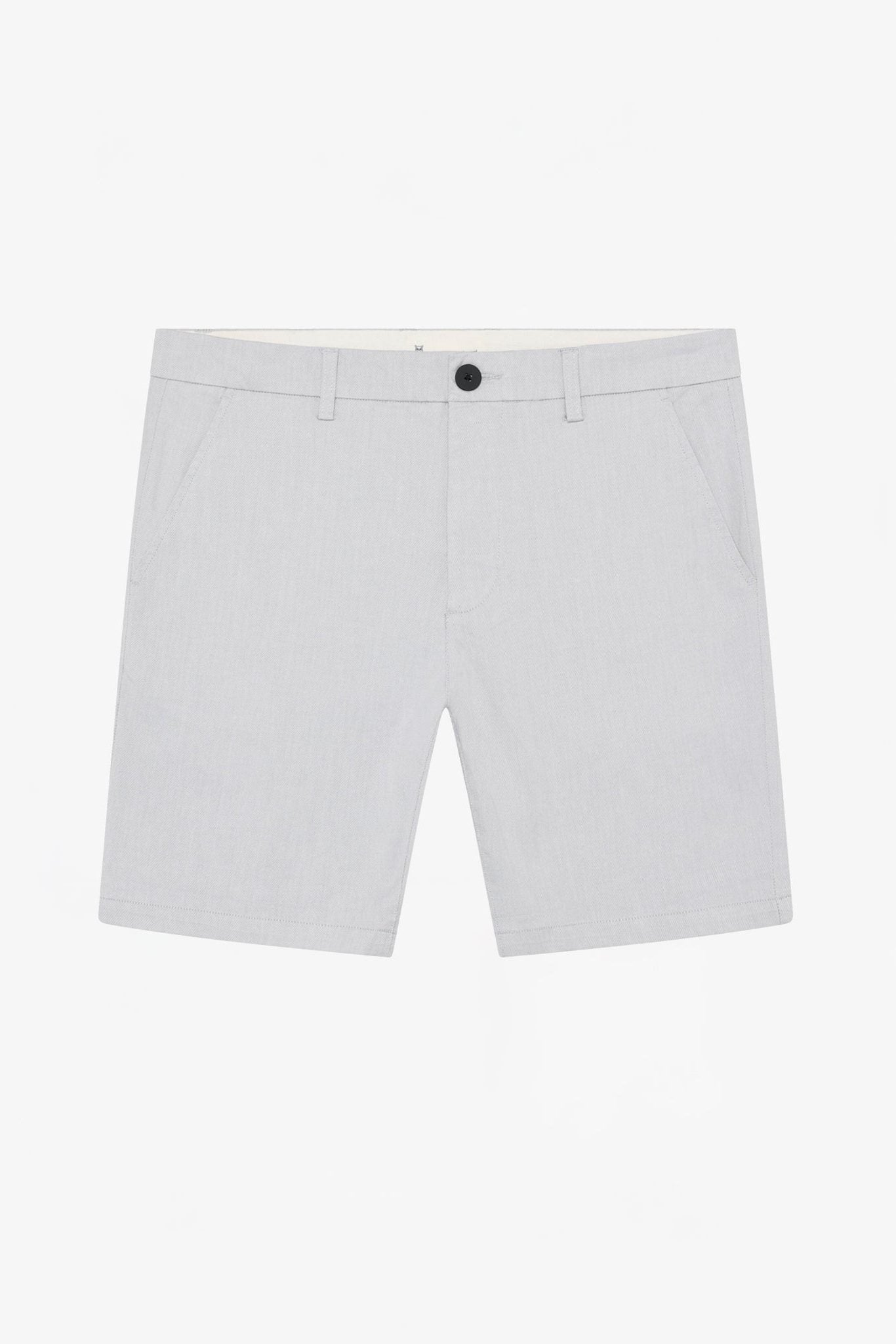 KNOWLEDGE COTTON - Chuck Regular Twill Shorts - Ultimate Grey - BACKYARD