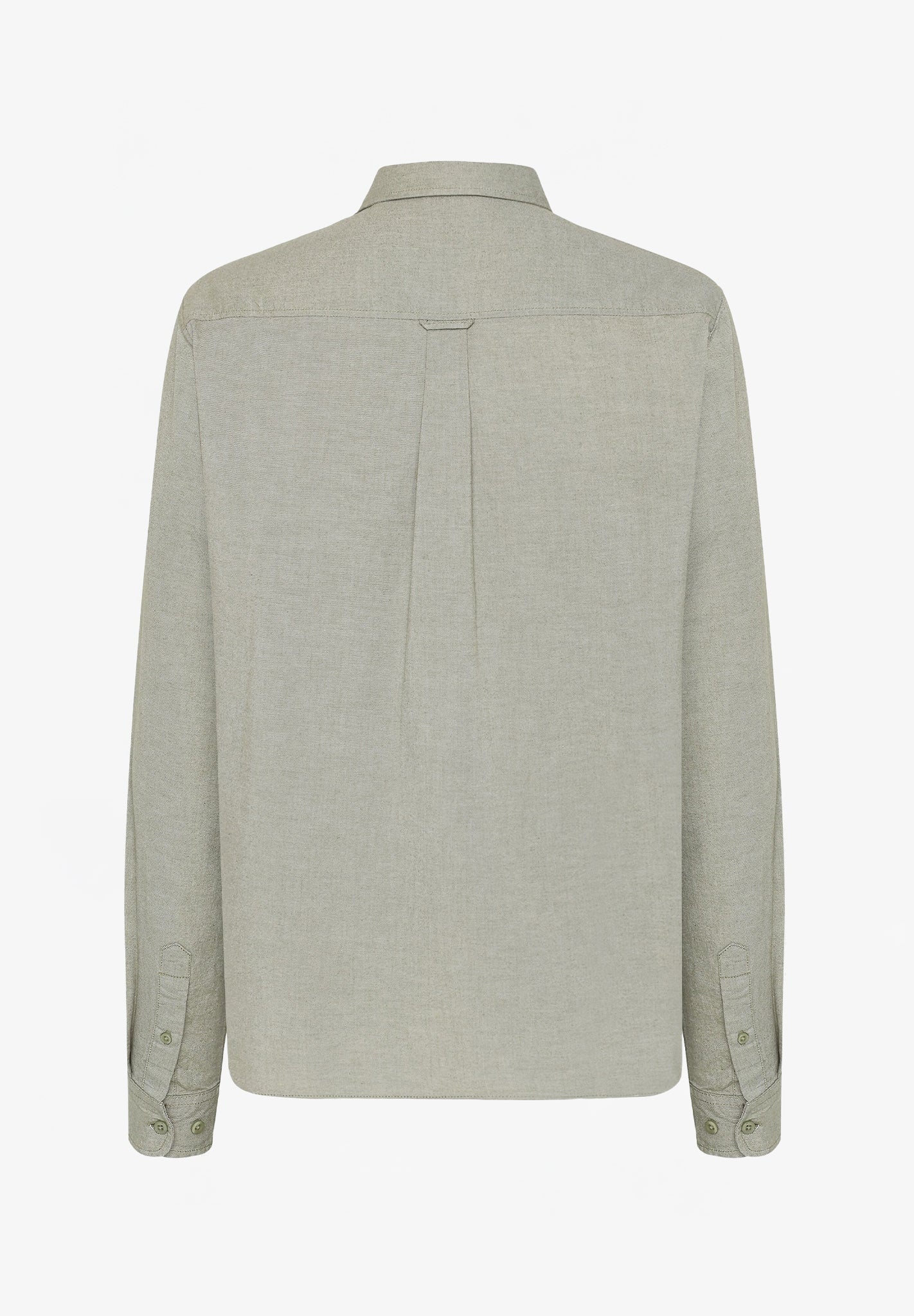 KNOWLEDGE COTTON - Regular Fit Light Twill Shirt - Burned Olive - BACKYARD