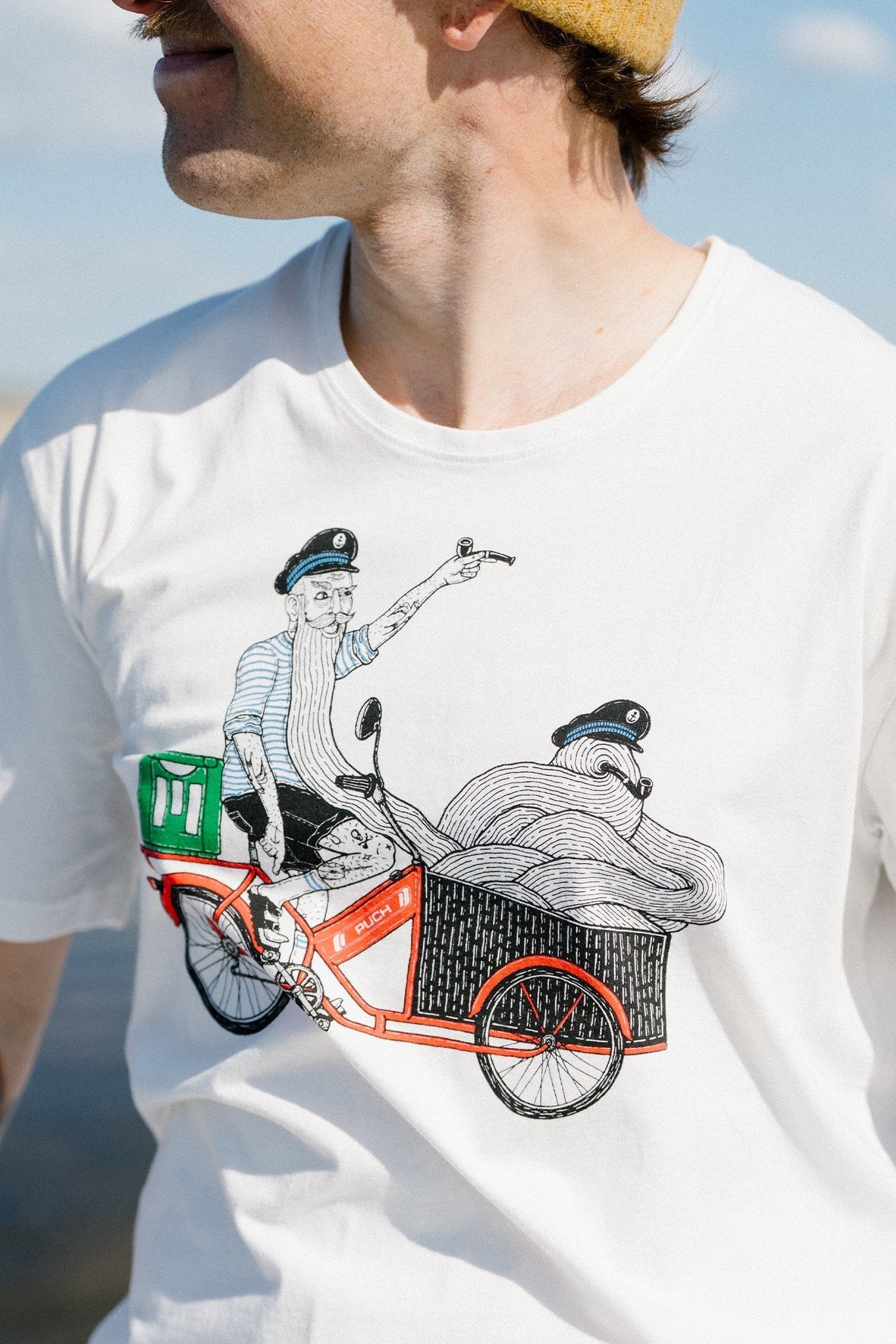 LAKOR - Cargo Mopet T-Shirt - Starwhite - BACKYARD