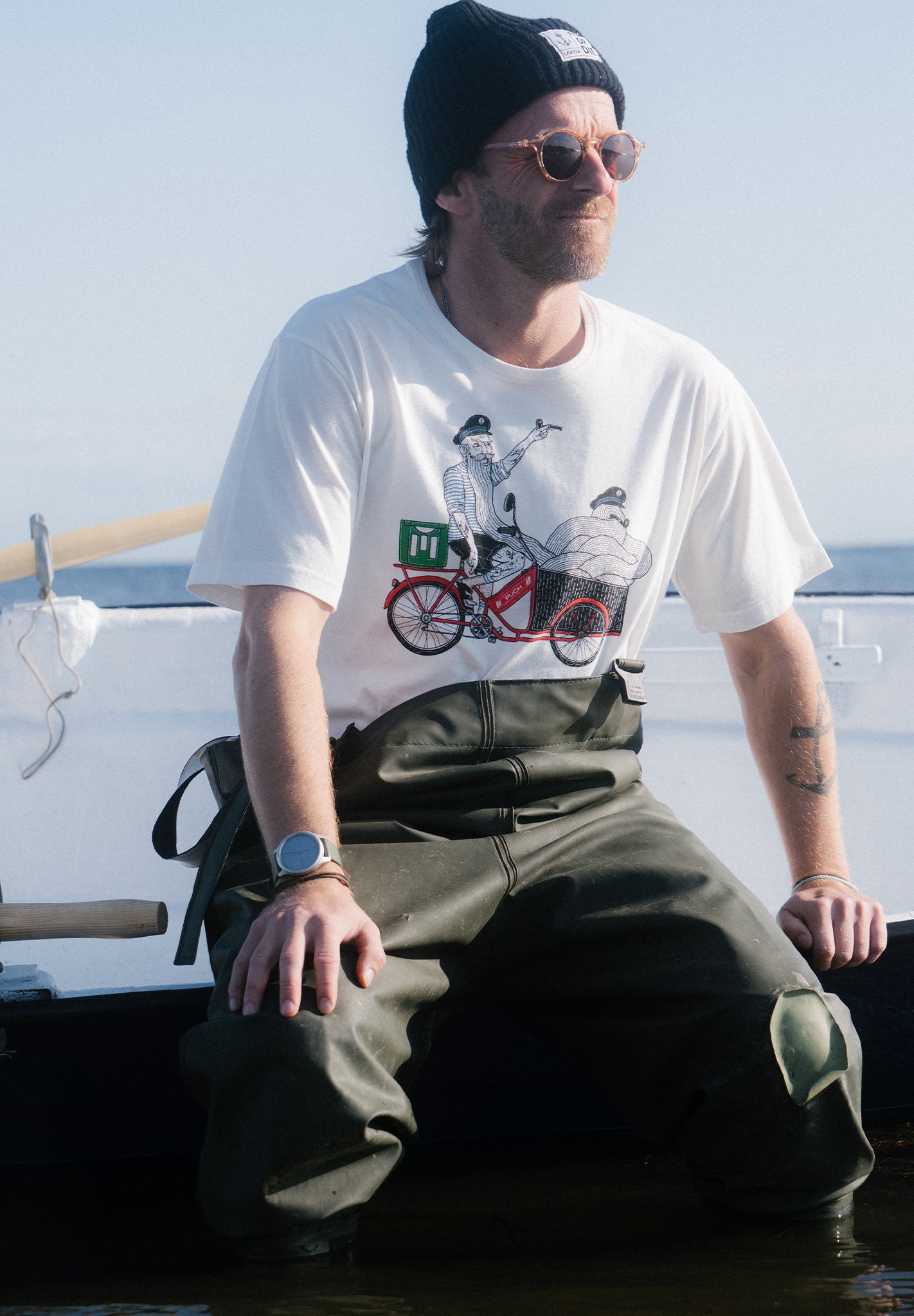 LAKOR - Cargo Mopet T-Shirt - Starwhite - BACKYARD