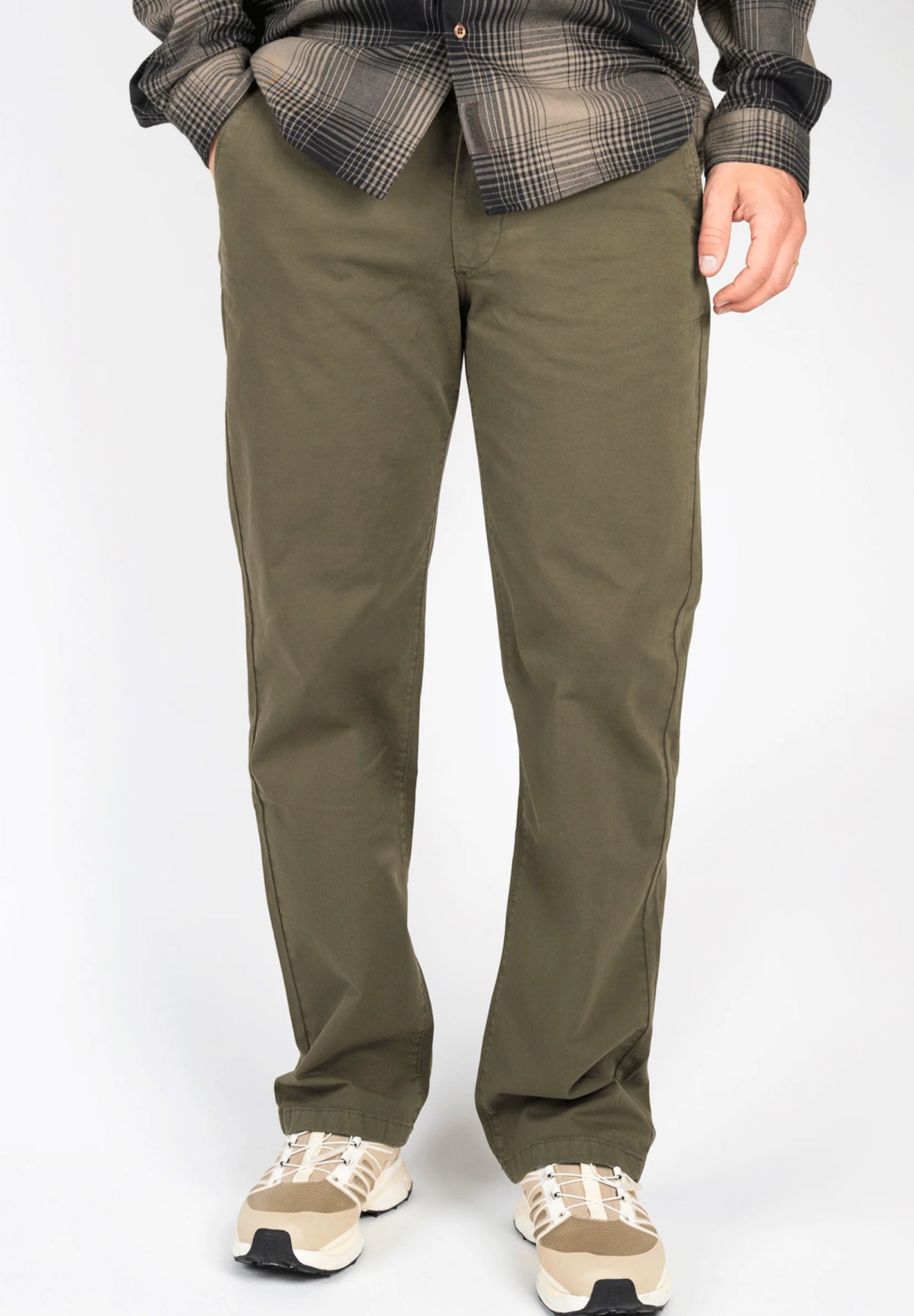 LAKOR - Carnage Chino Pants - Olive Night - BACKYARD