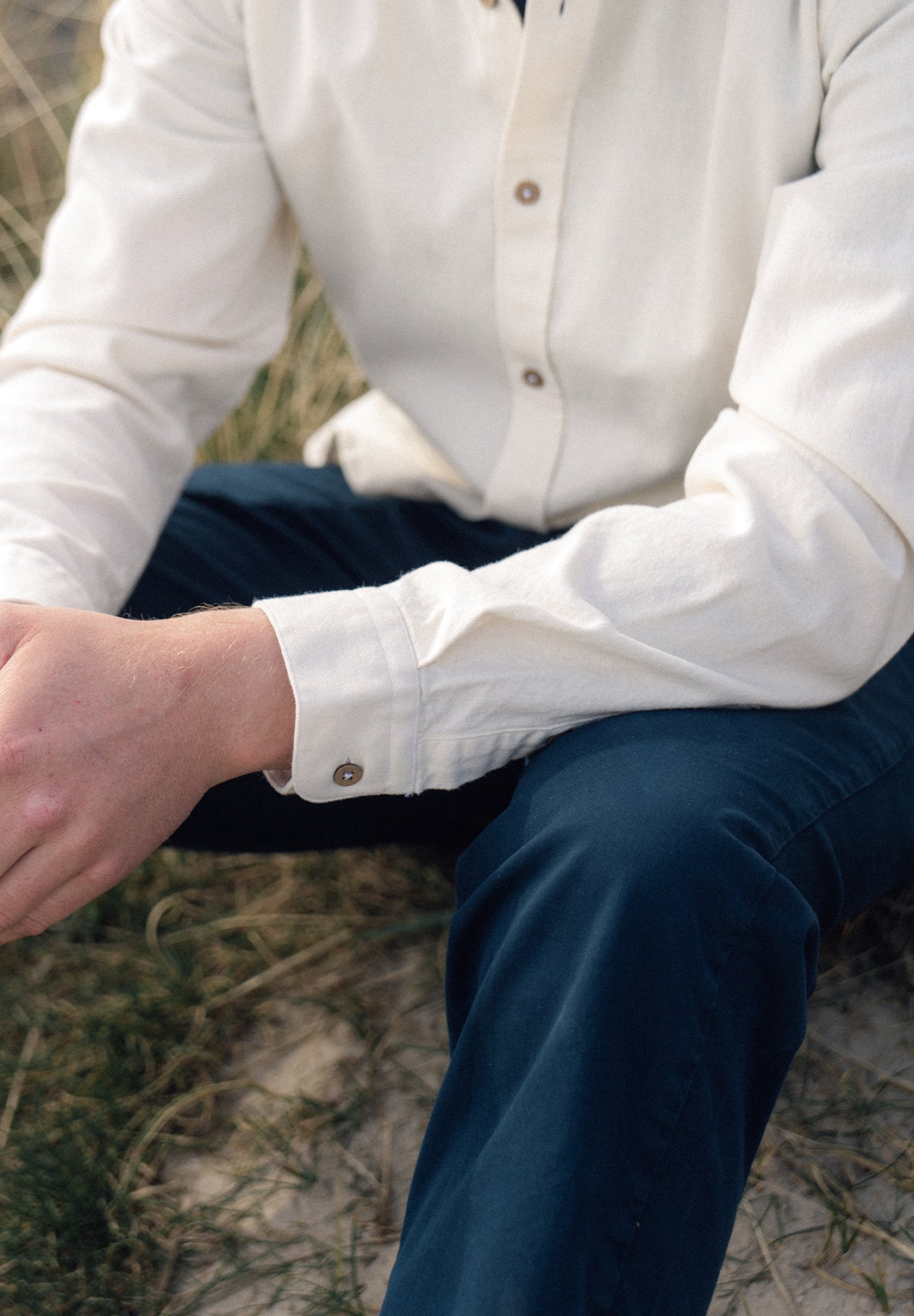 LAKOR - Plain Dal Shirt - Starwhite - BACKYARD