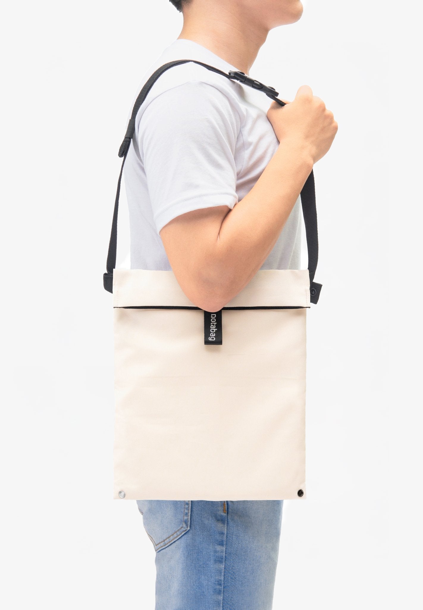 NOTABAG - Notabag Crossbody - Cream - BACKYARD