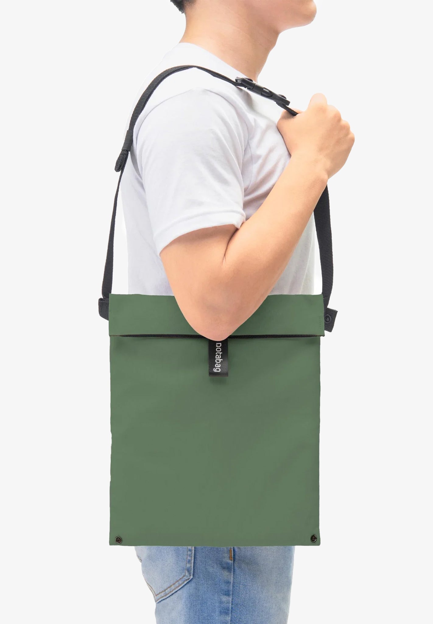 NOTABAG - Notabag Crossbody - Fern Green - BACKYARD