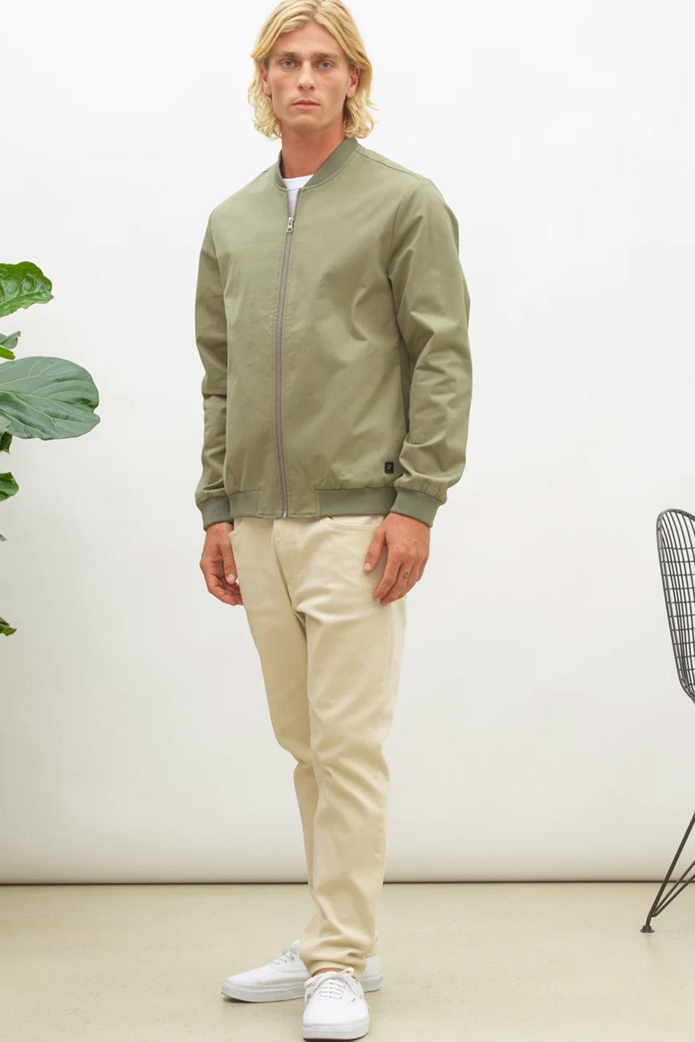 NOWADAYS - Bomber Jacket - Balsam Green - BACKYARD