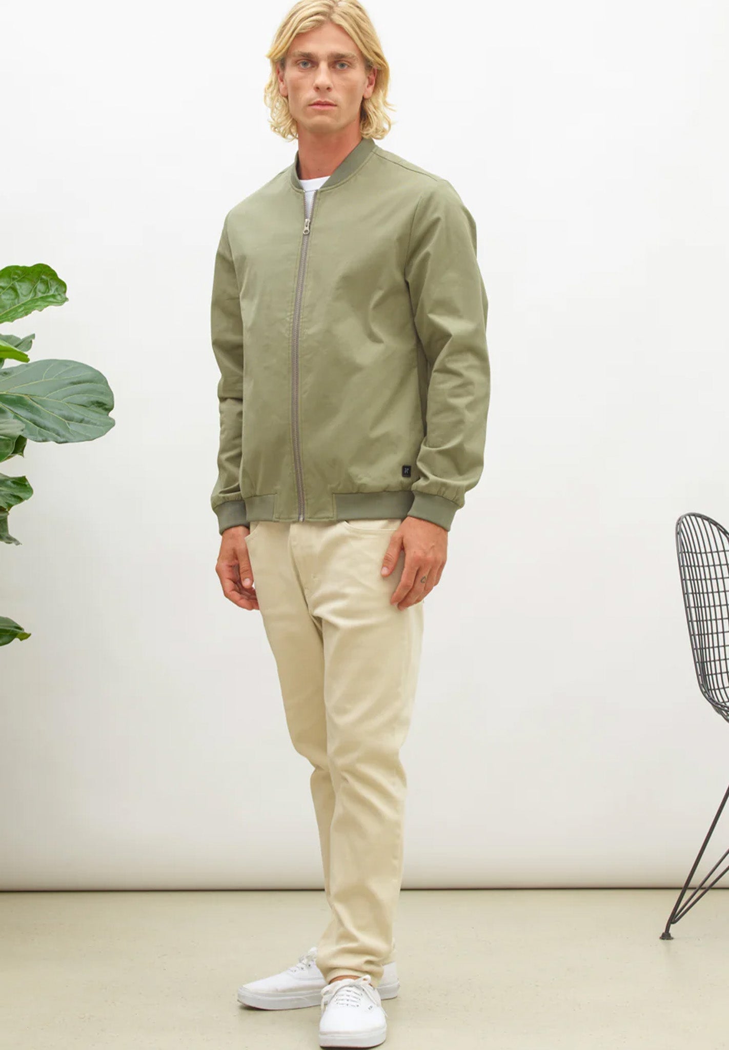 NOWADAYS - Bomber Jacket - Balsam Green - BACKYARD