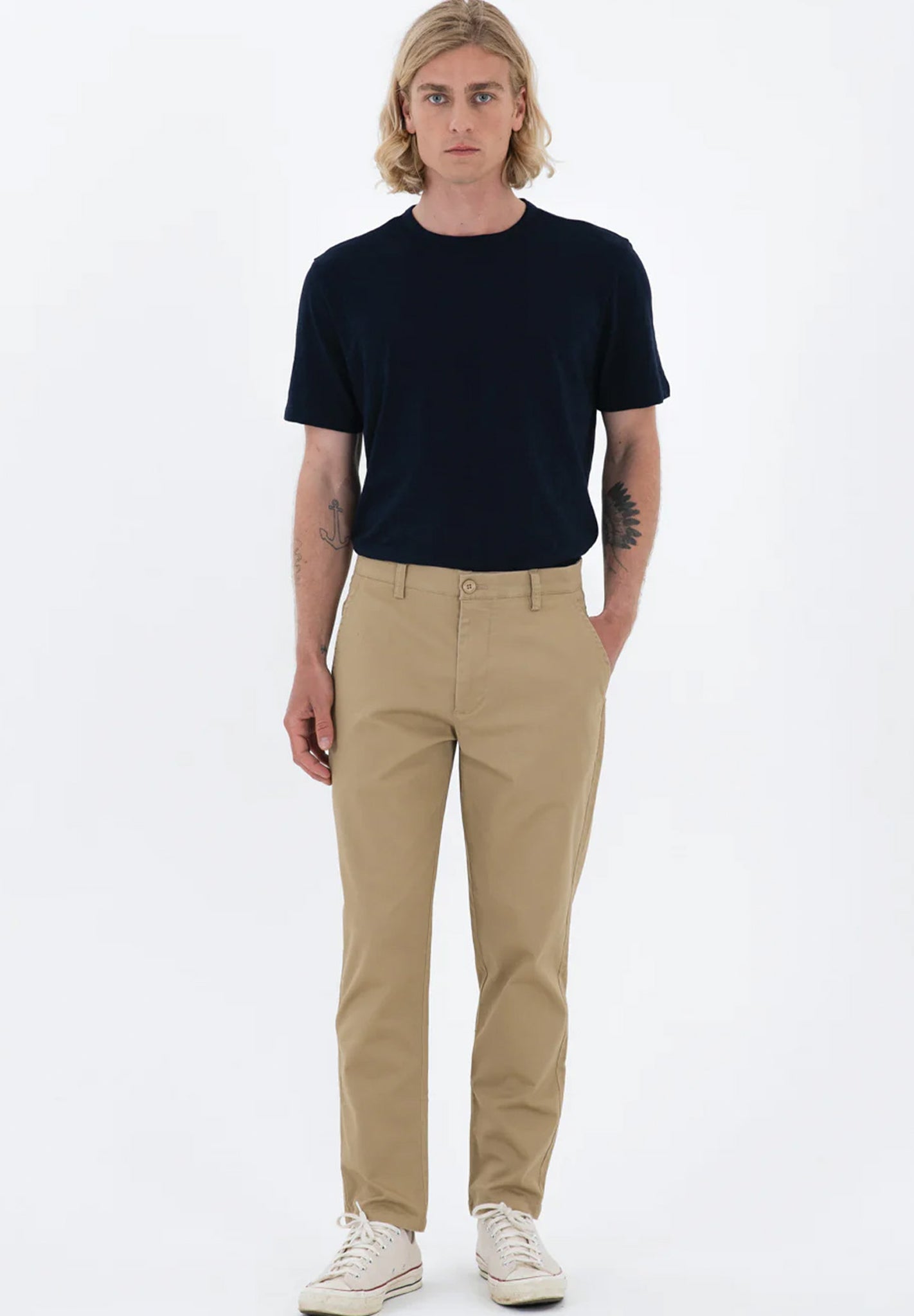 NOWADAYS - Chino Pants - Classic Beige - BACKYARD