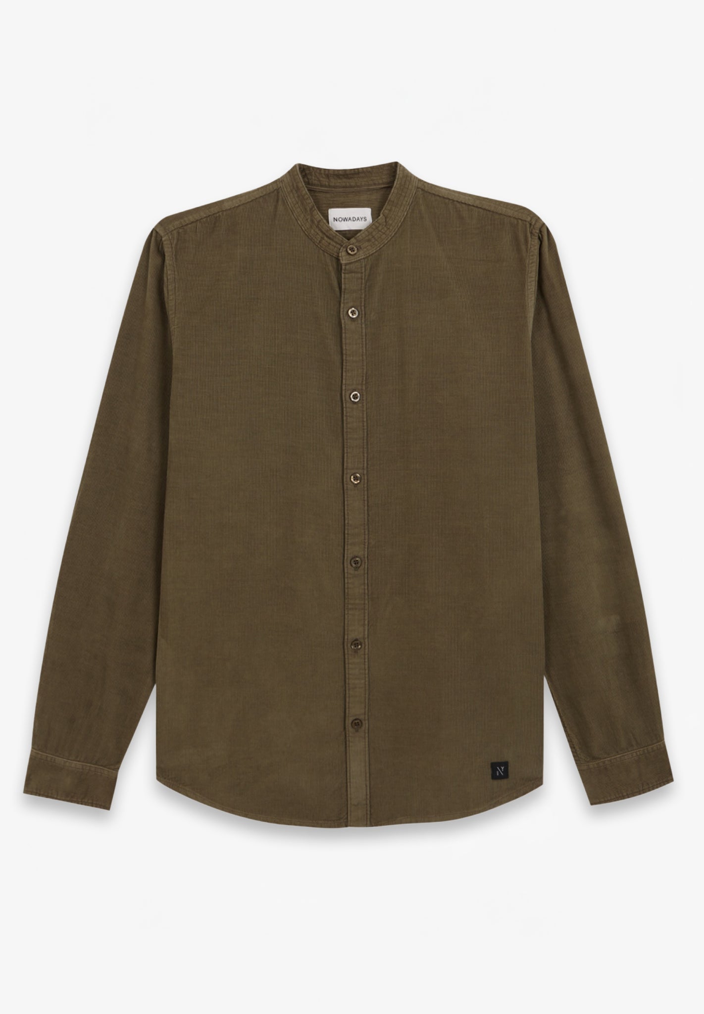 NOWADAYS - Garment Dyed Babycord Shirt - Kalamata - BACKYARD