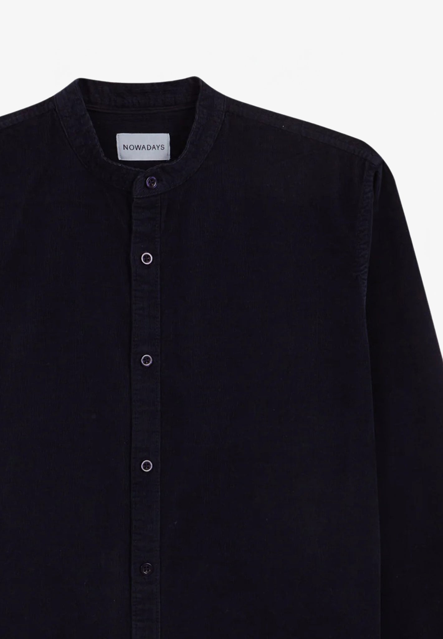 NOWADAYS - Garment Dyed Babycord Shirt - Sky Captain - BACKYARD