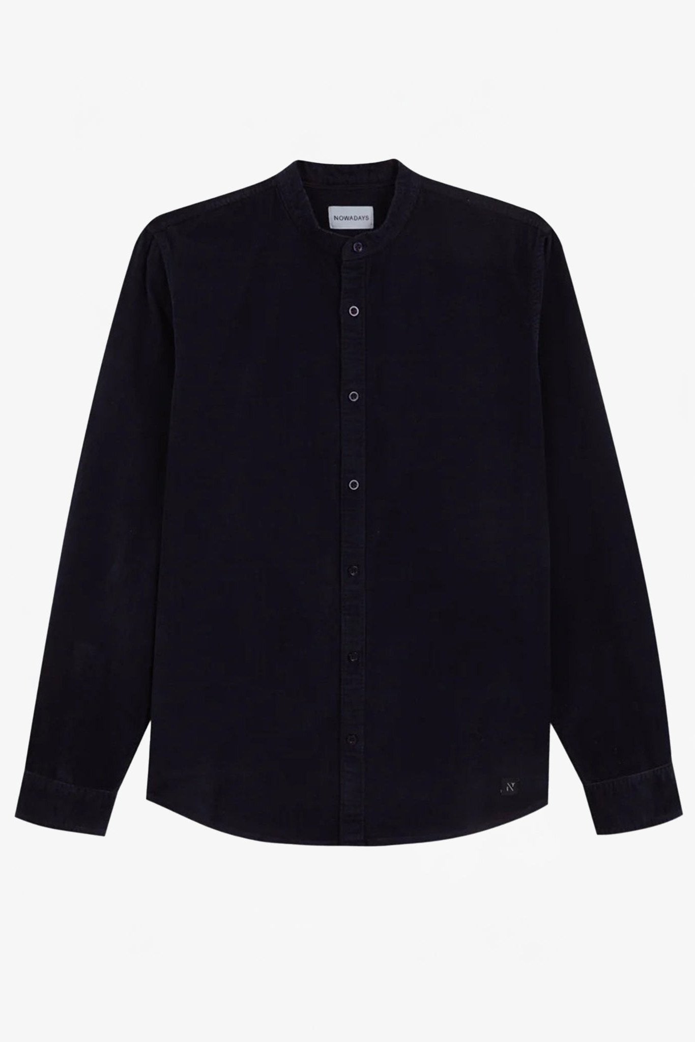 NOWADAYS - Garment Dyed Babycord Shirt - Sky Captain - BACKYARD