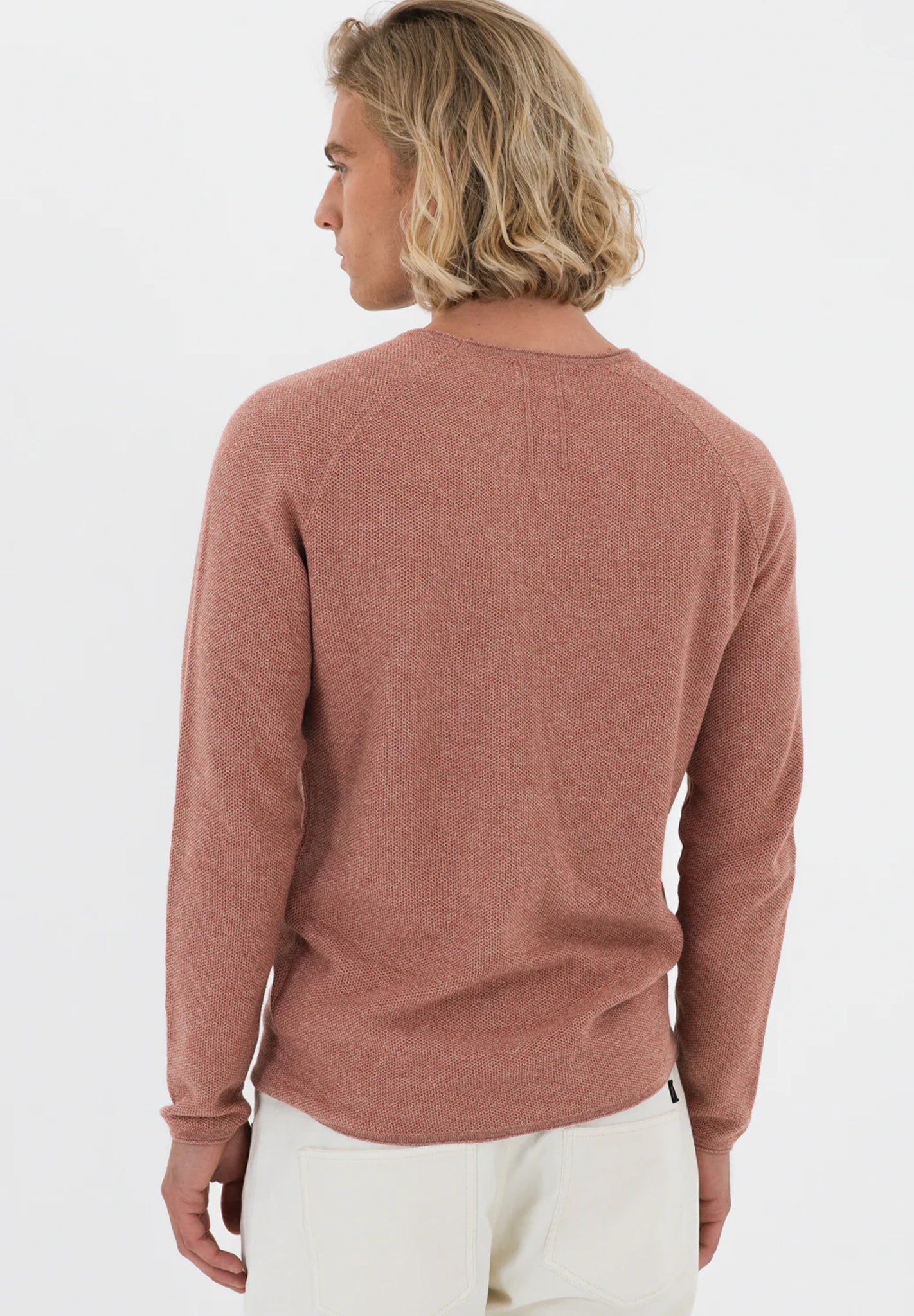 NOWADAYS - Honeycomb Crew Neck - Ash Rose - BACKYARD